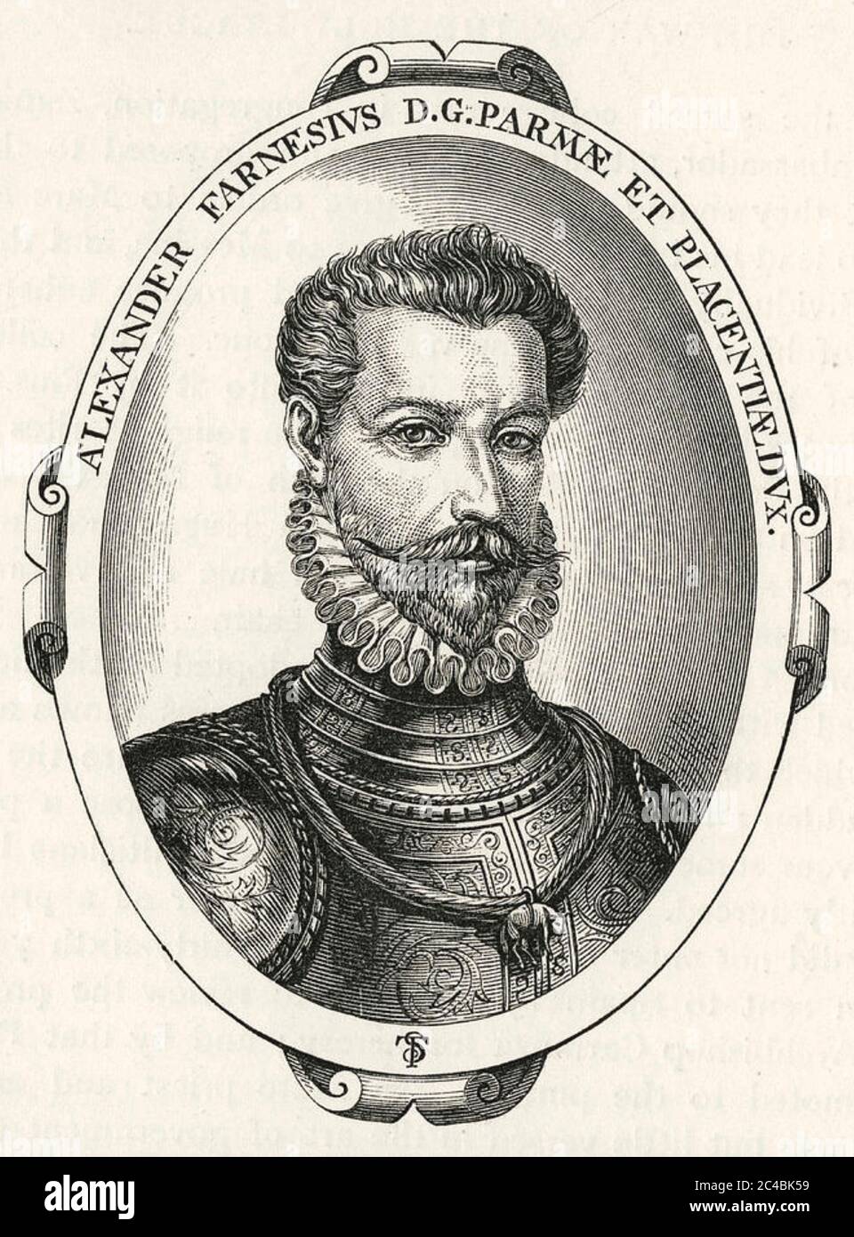 ALEXANDER FARNESE, duc de Palma (1545-1592), noble et condottiero italiens Banque D'Images