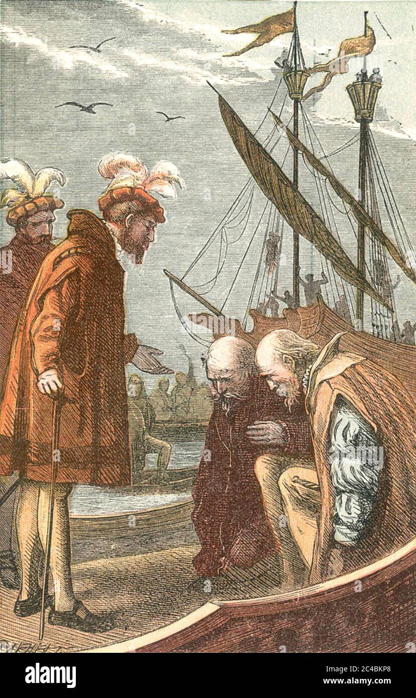 VASCO da GAMA (c 1460-1524) l'explorateur portugais est le premier européen à atteindre l'Inde par mer Banque D'Images