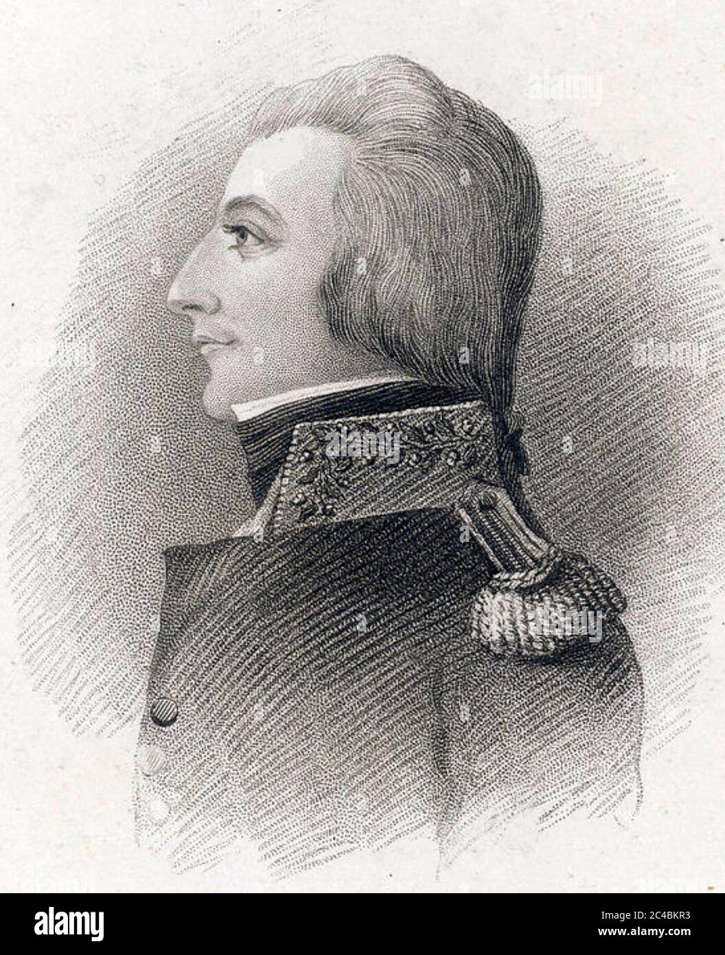 Wolfe TONE (1763-1798) leader de la Rébellion d'Irlande de 1798 Banque D'Images