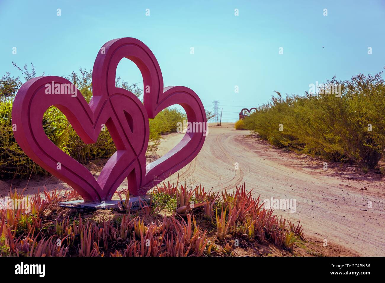 Love Lake, Al Qudra United Arab Emirates Desktop Banque D'Images