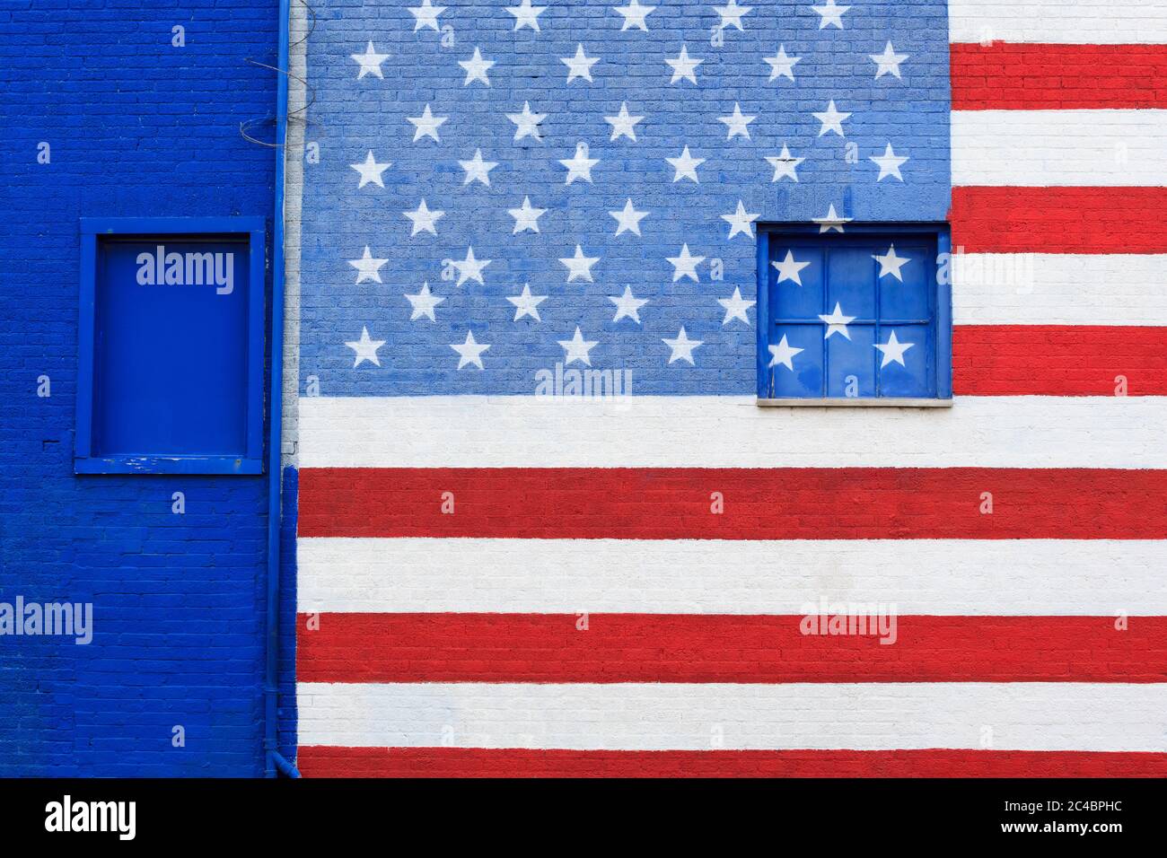 Peinture murale, District de Deep Ellum, Dallas, Texas, USA Banque D'Images