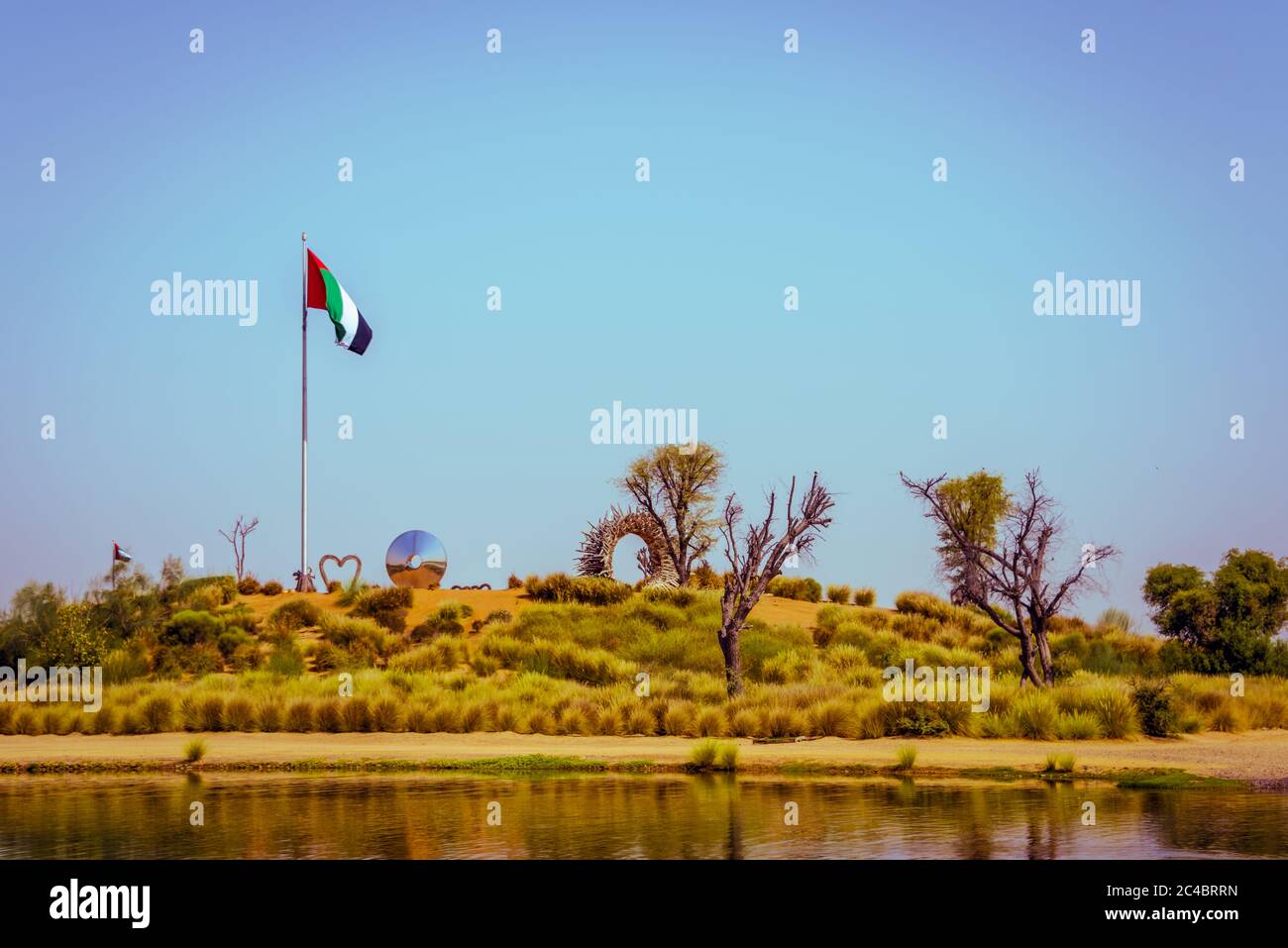 Love Lake, Al Qudra United Arab Emirates Desktop Banque D'Images