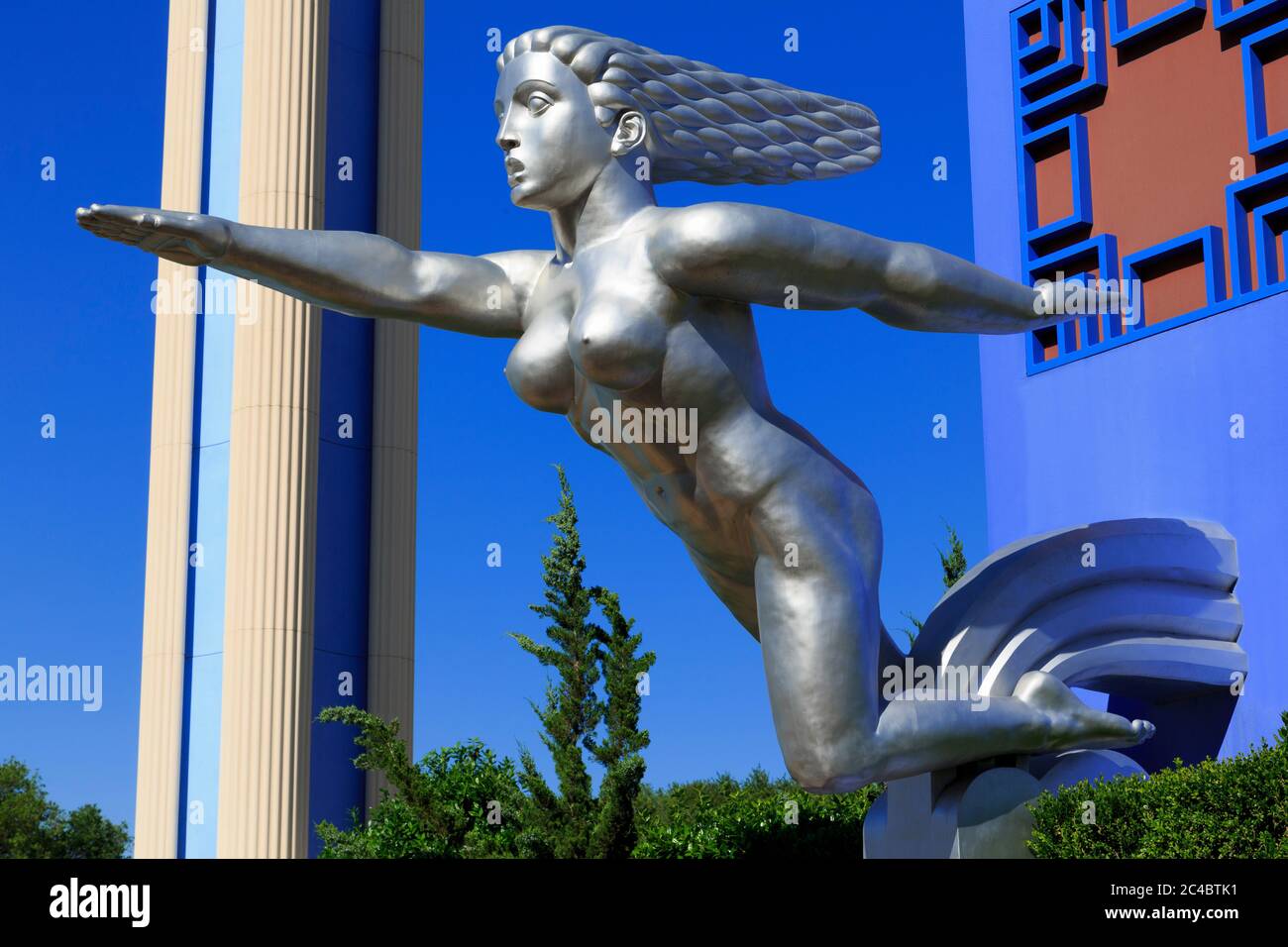 La Statue de contralto, Fair Park, Dallas, Texas, USA Banque D'Images