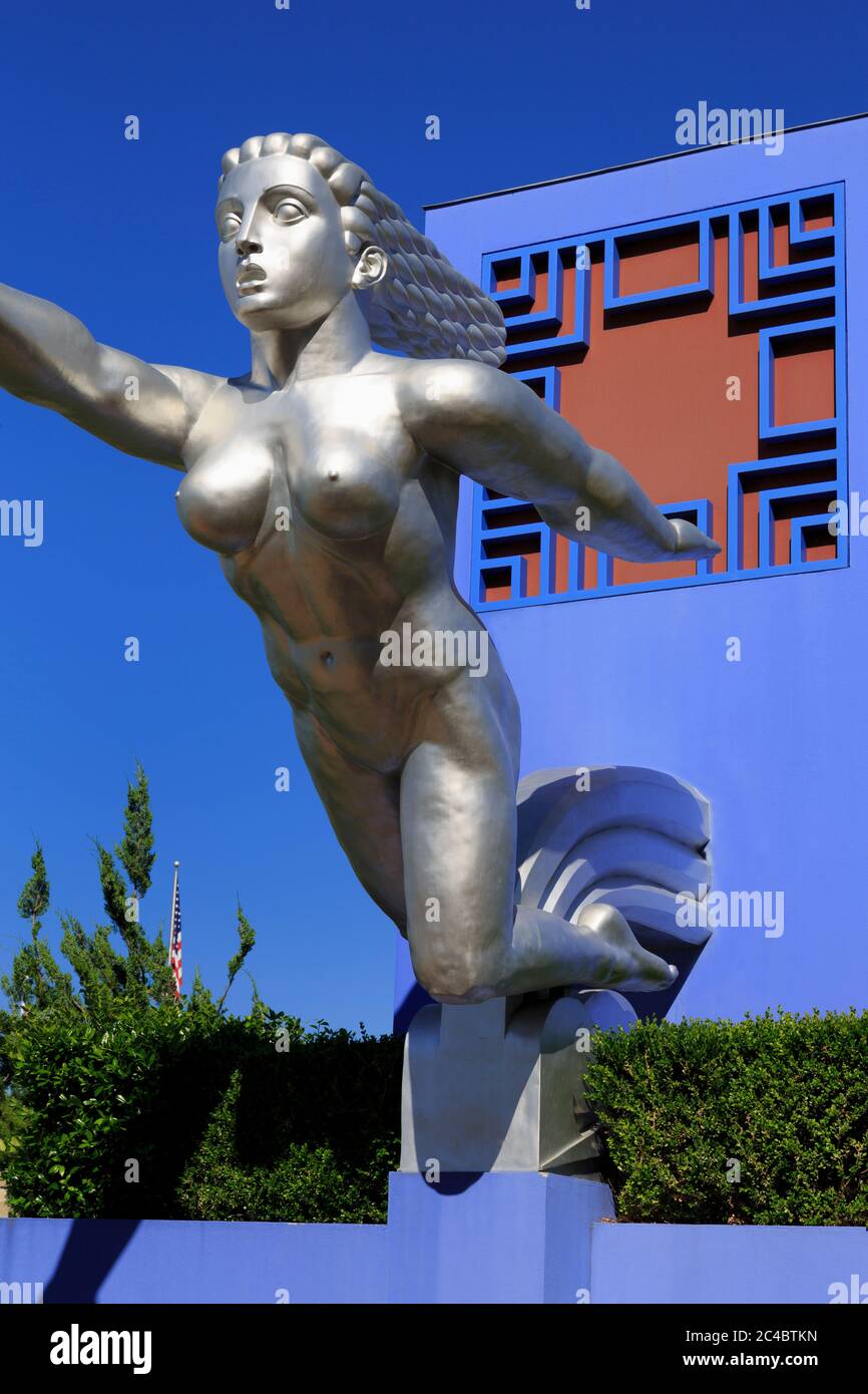 La Statue de contralto, Fair Park, Dallas, Texas, USA Banque D'Images