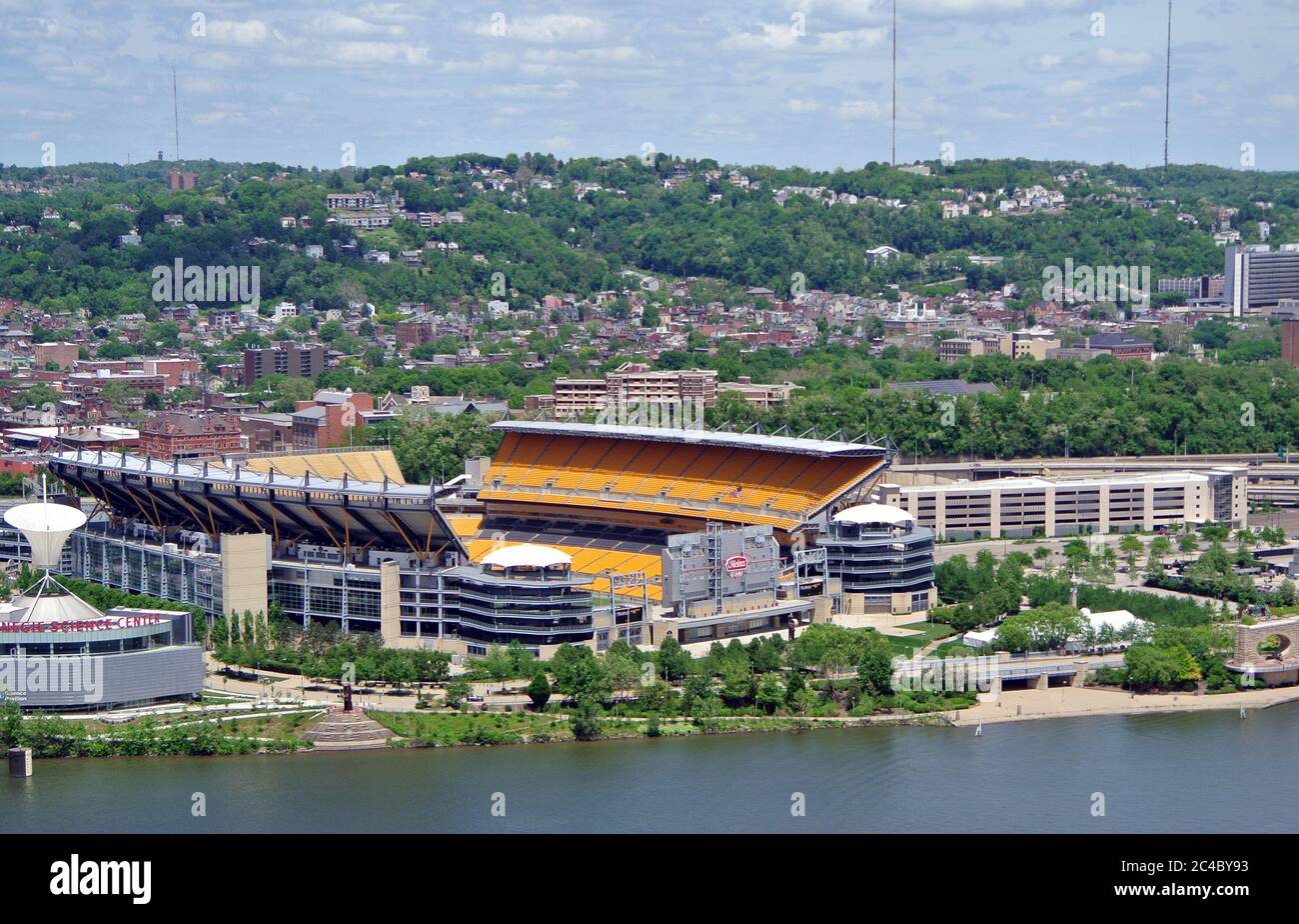 Parc de baseball du PCP sur la rivière allegheny à Pittsburgh, en pennsylvanie, pendant le confinement de la Covid 19 Banque D'Images