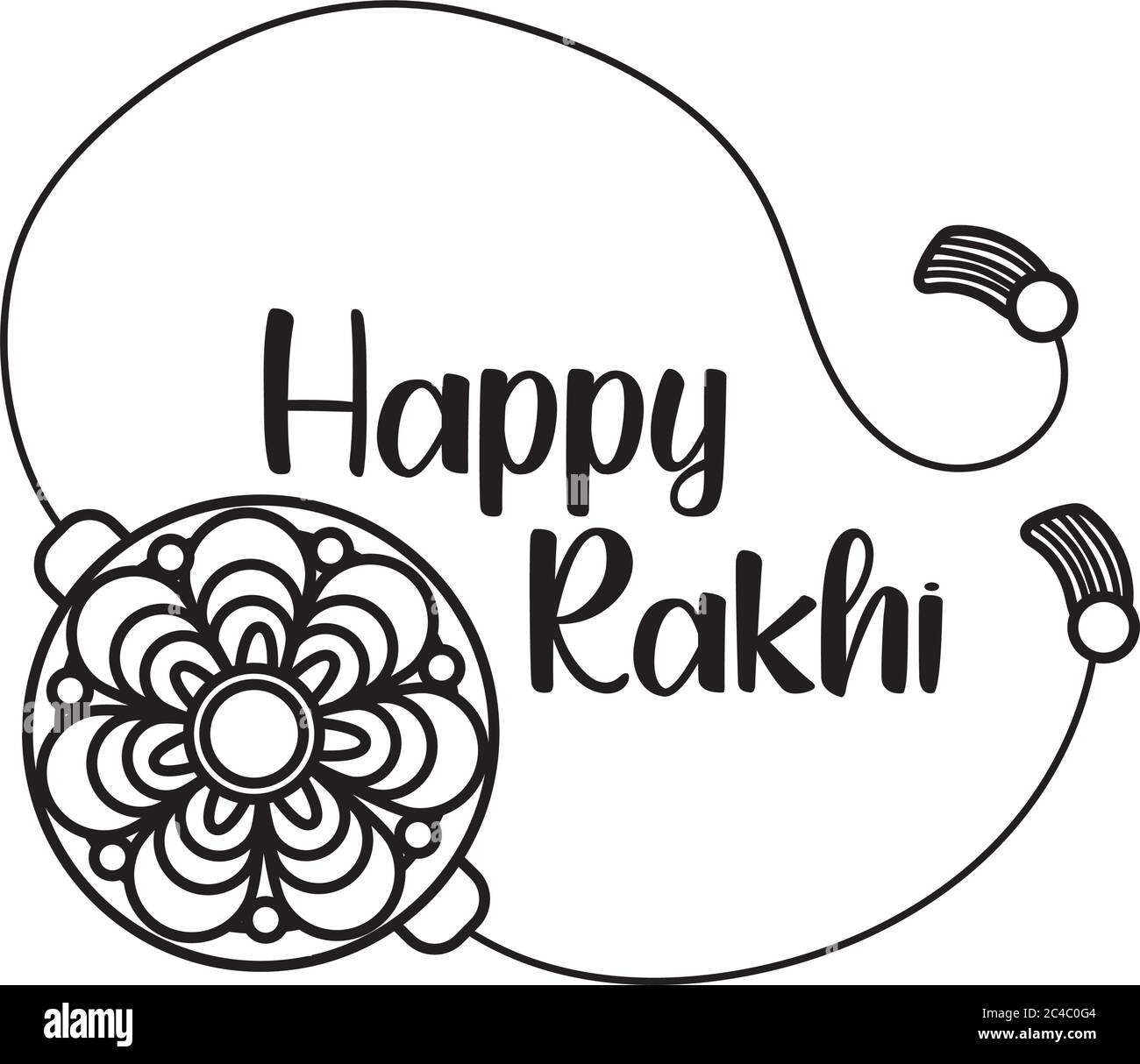 happy raksha bandhan bracelet fleur accessoire style ligne dessin vectoriel Illustration de Vecteur happy raksha bandhan bracelet fleur accessoire style ligne dessin vectoriel Illustration de Vecteur