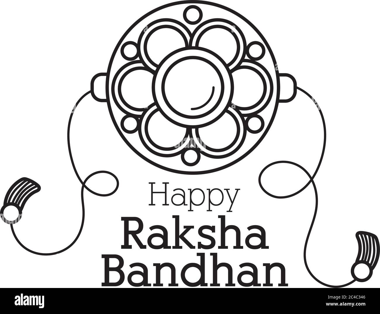 happy raksha bandhan bracelet fleur accessoire style ligne dessin vectoriel Illustration de Vecteur happy raksha bandhan bracelet fleur accessoire style ligne dessin vectoriel Illustration de Vecteur