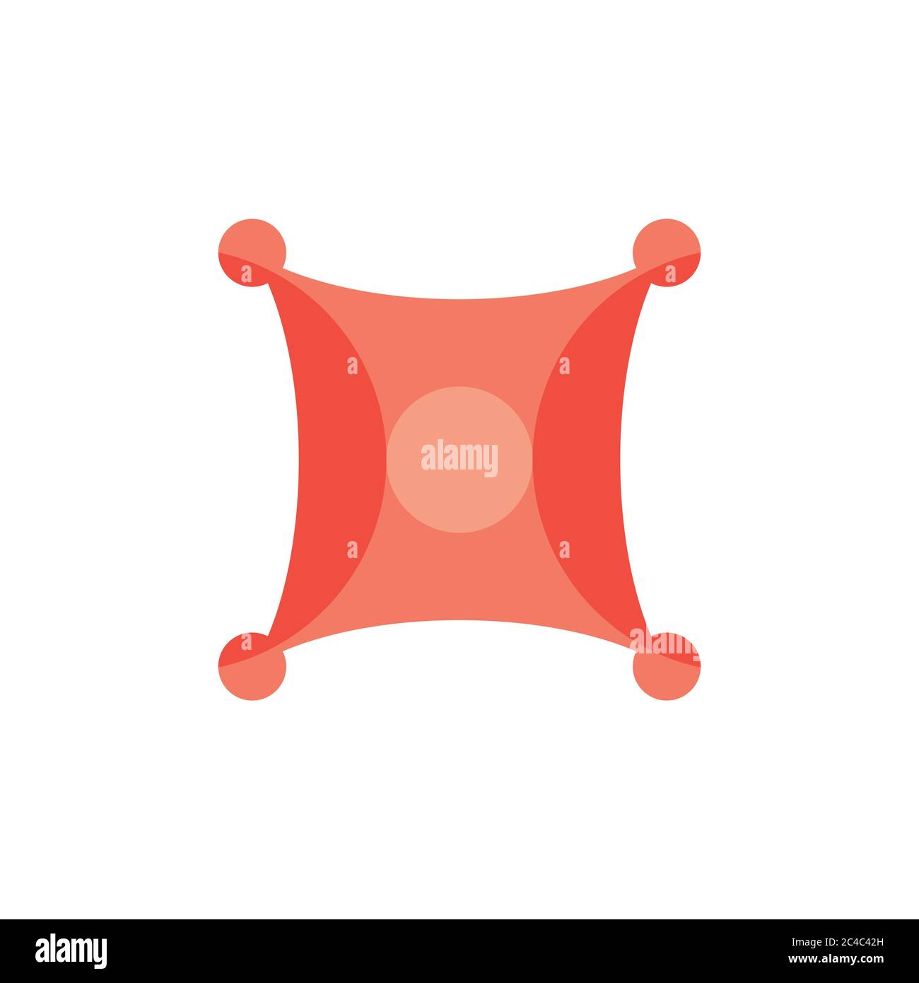 symbole bijou carré symbole décoration logo vecteur Illustration de Vecteur