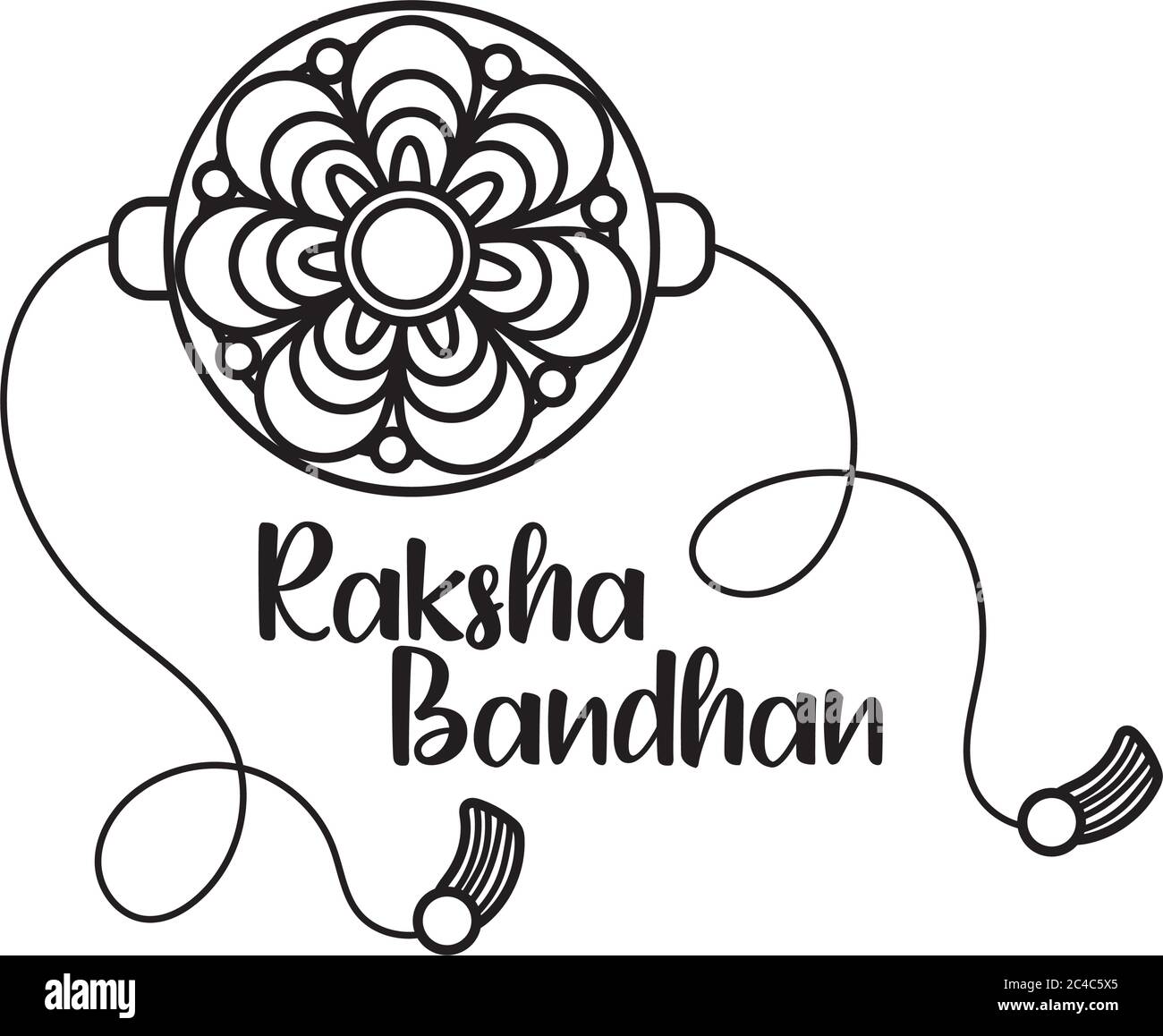 happy raksha bandhan bracelet fleur accessoire style ligne dessin vectoriel Illustration de Vecteur happy raksha bandhan bracelet fleur accessoire style ligne dessin vectoriel Illustration de Vecteur