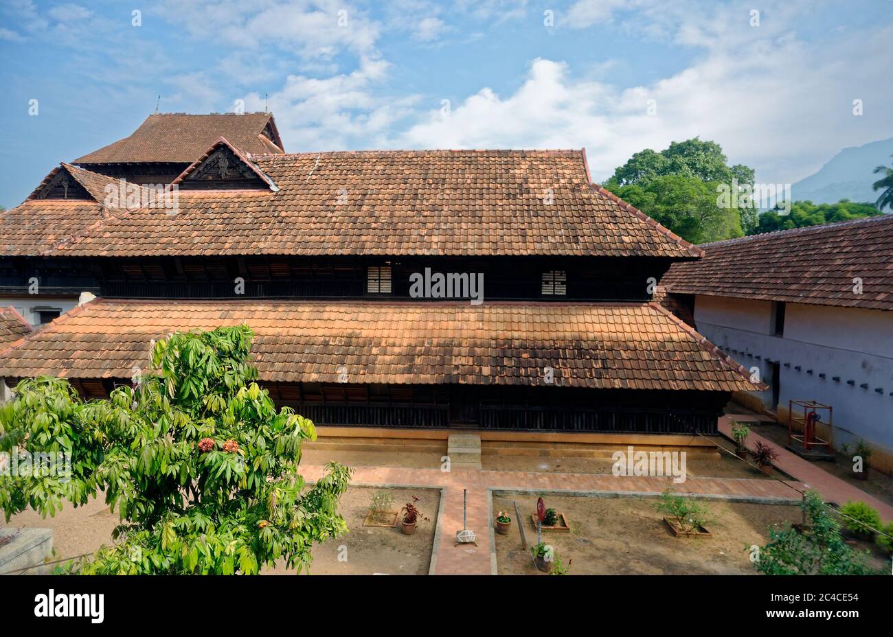 Padmanabhapuram Palais de Kalkulam taluk du district de Kanyakumari, Tamil Nadu. Banque D'Images