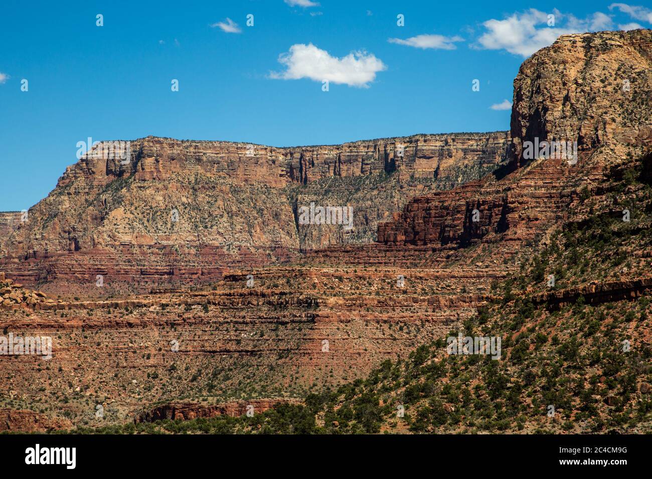 Le Grand Canyon, l'une des sept merveilles naturelles du monde. Banque D'Images