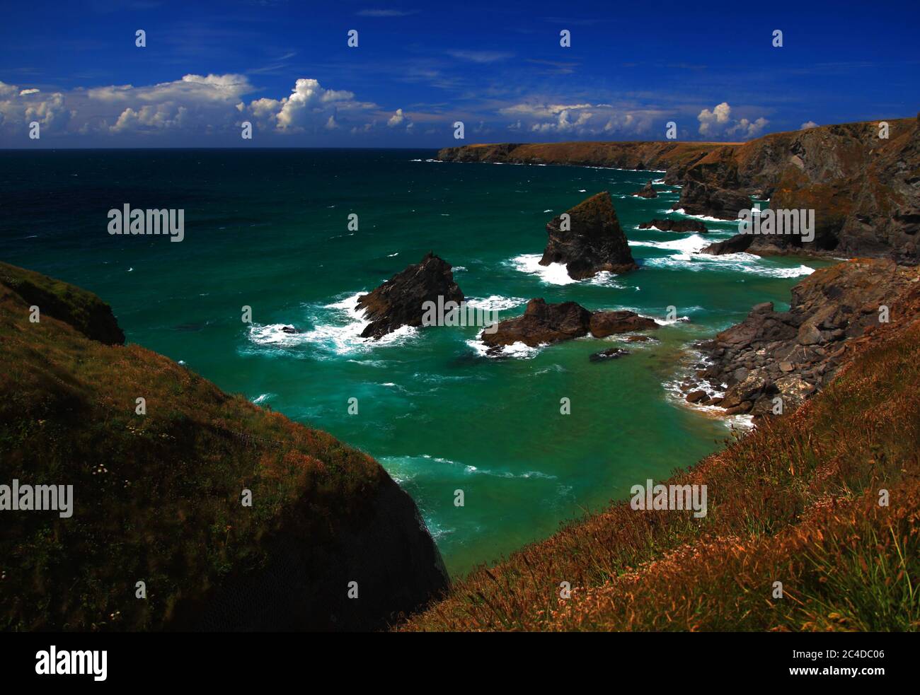 Bedruthan steps Cornwall Banque D'Images