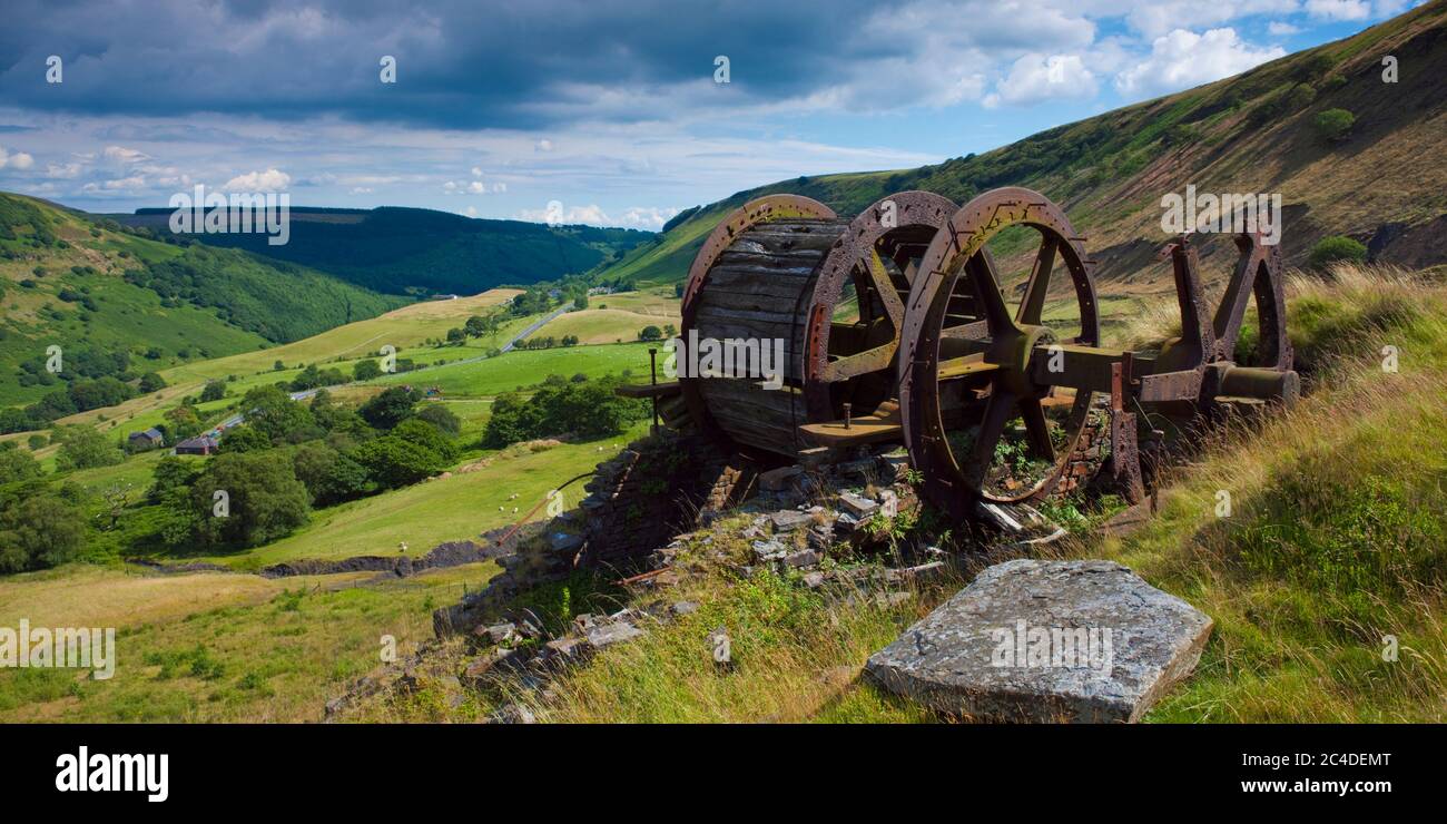 Fosses Bedwellty moteur incliné Tredegar Blaenau Gwent South East Wales Banque D'Images