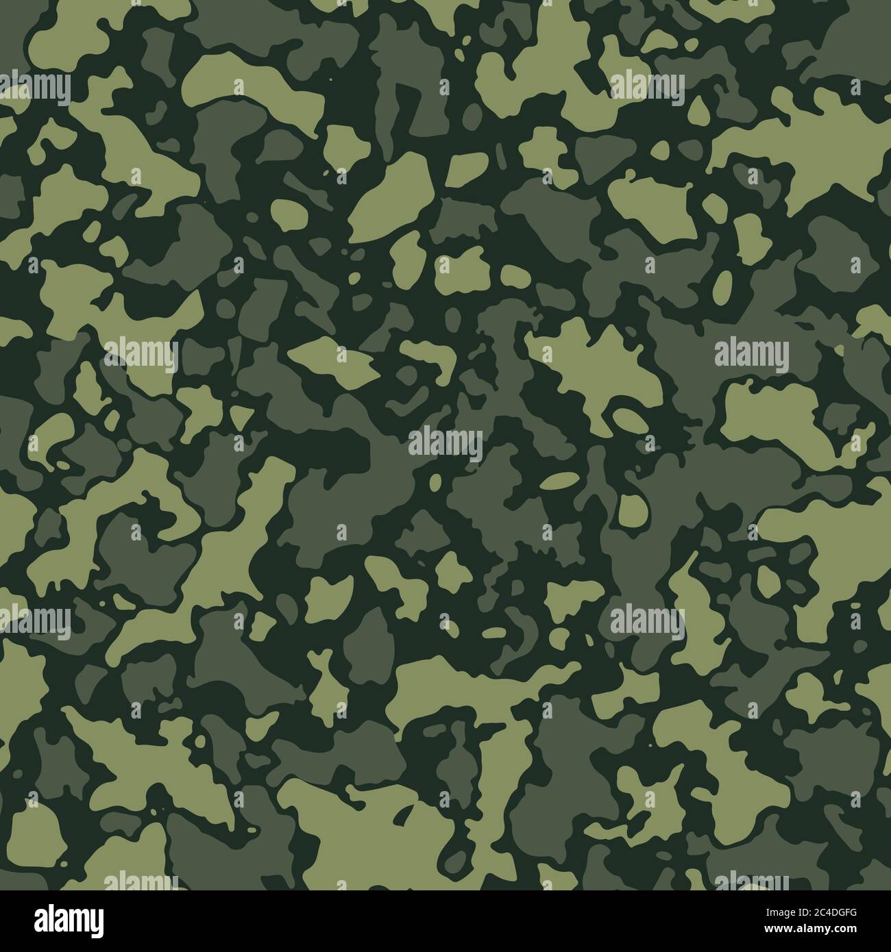 Motif camouflage sans couture avec mosaïque de taches abstraites. Fond de camouflage militaire et militaire dans un écrin de vert ou de kaki. Illustration de Vecteur
