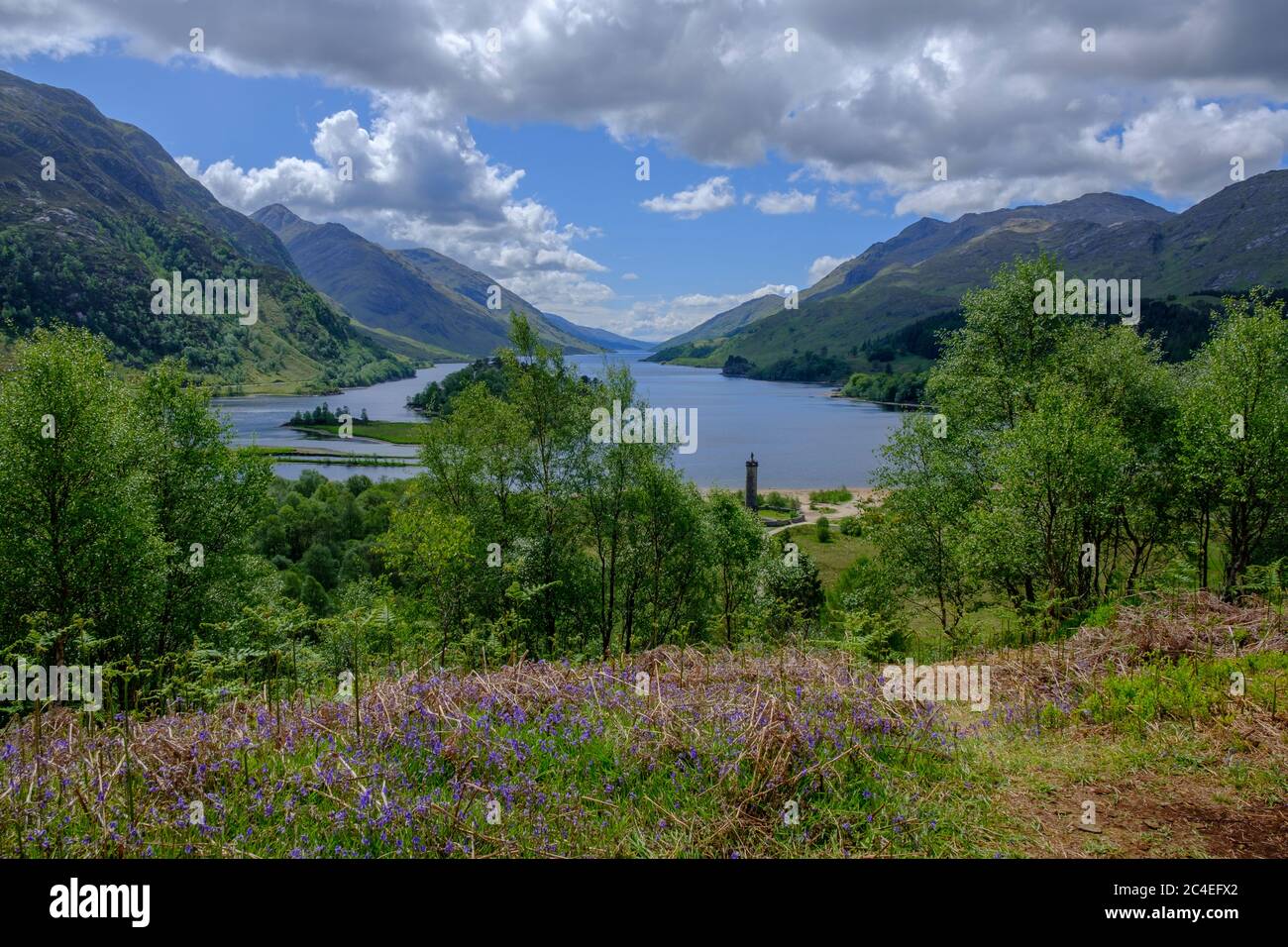 Glenfinnan Monument Loch Shiel Highland Ecosse Banque D'Images