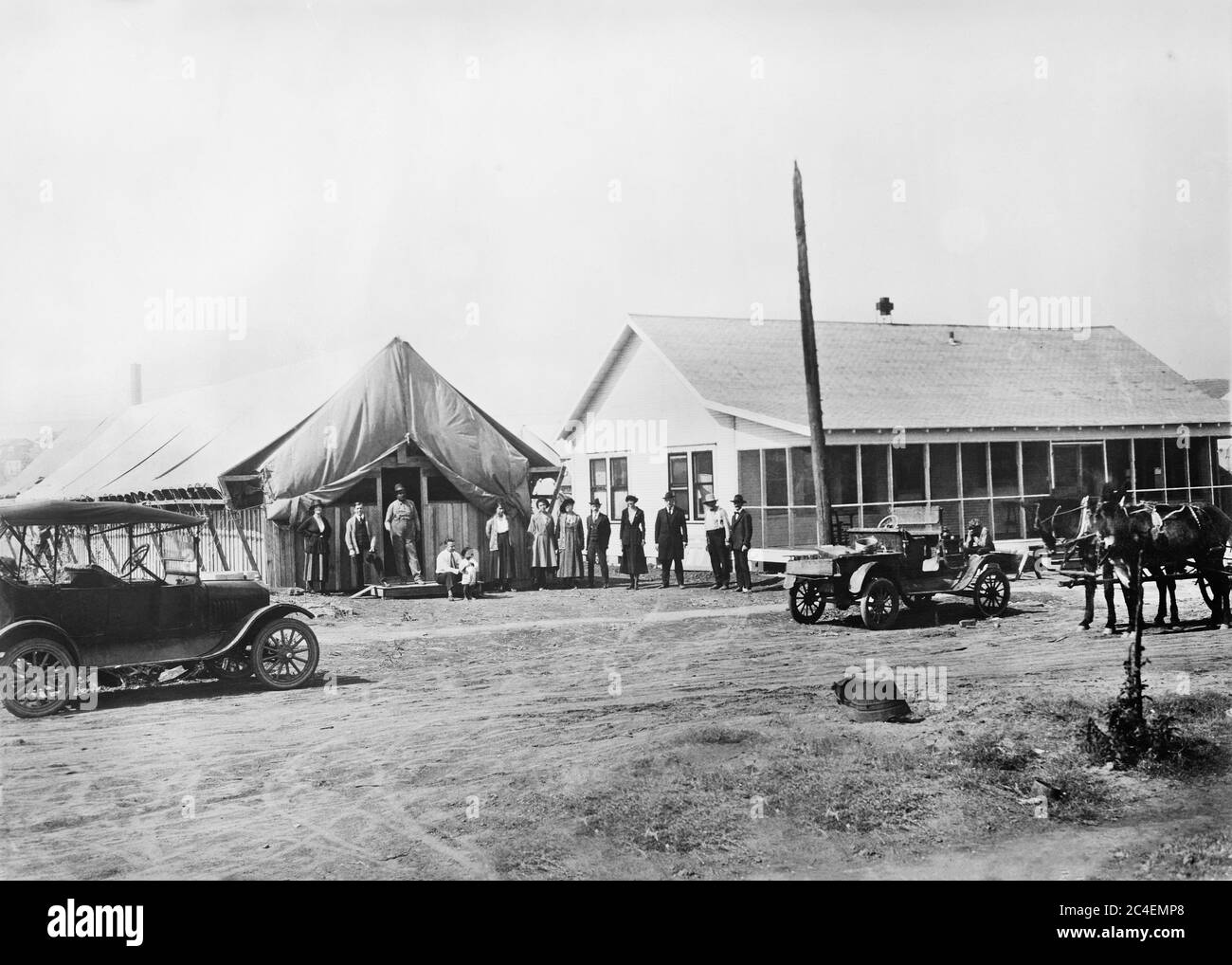 Siège et hôpital de la Croix-Rouge américaine, Tulsa, Oklahoma, États-Unis, American National Red Cross Photograph Collection, novembre 1921 Banque D'Images