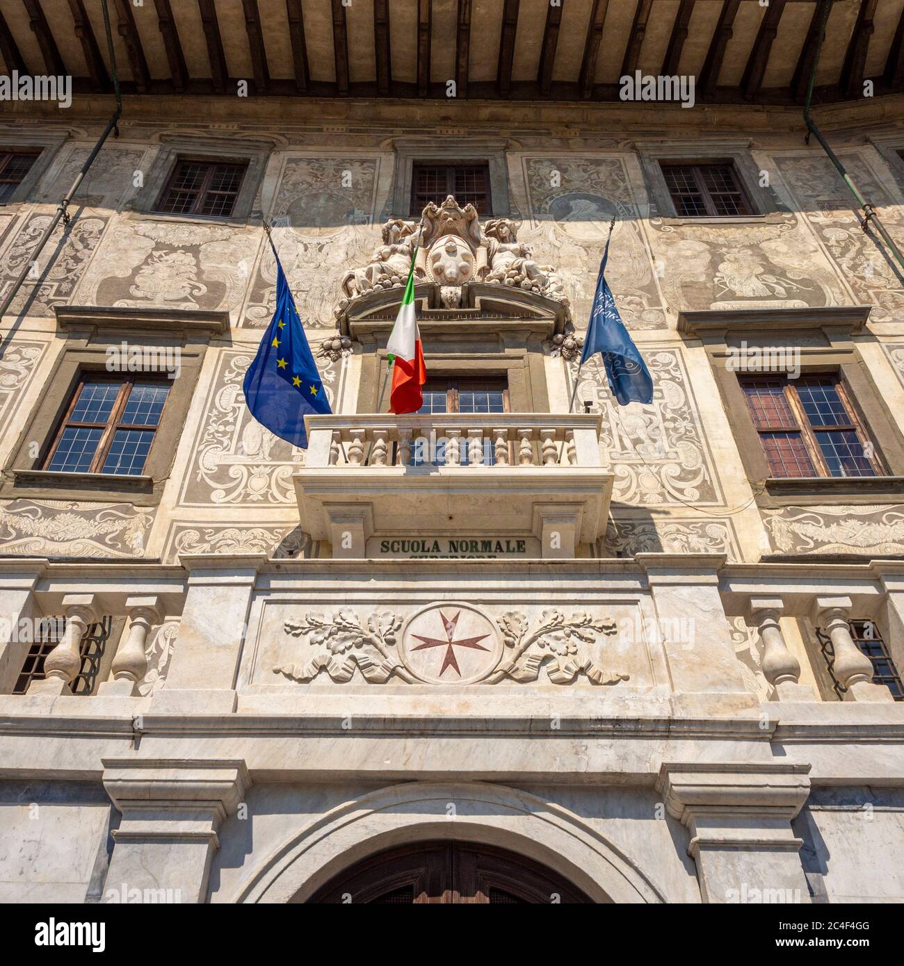 Palazzo della Carovana, maintenant la Scuola Normale Superiore. Pise, Italie. Banque D'Images