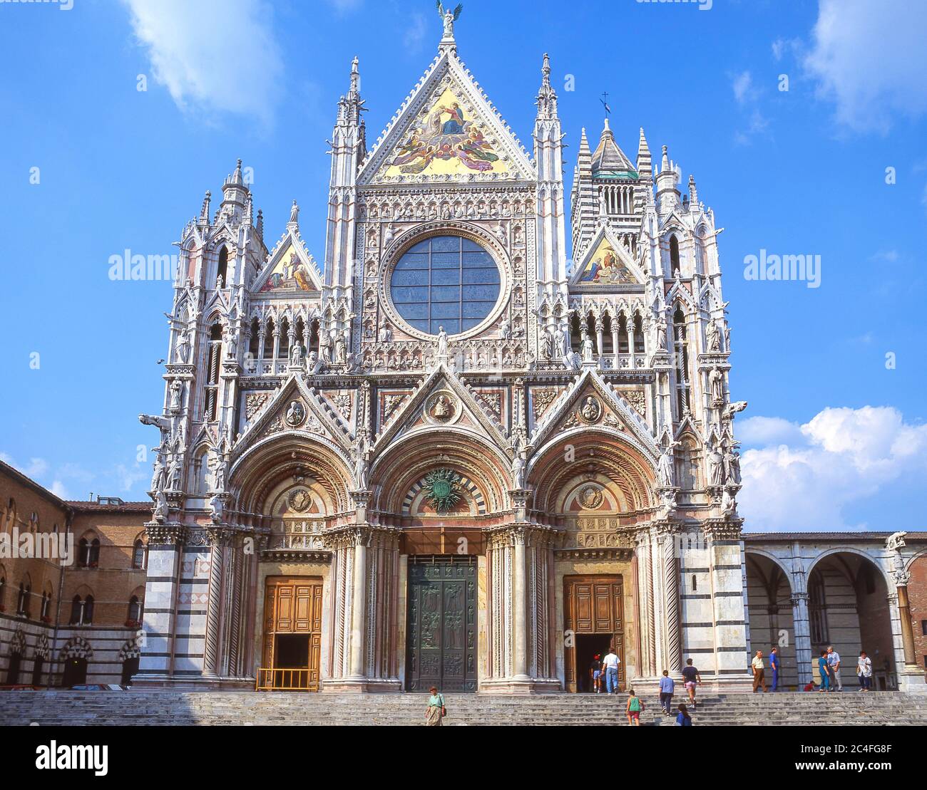 Duomo (cathédrale de Sienne), Siena (Sienne), province de Sienne, Toscane, Italie Banque D'Images