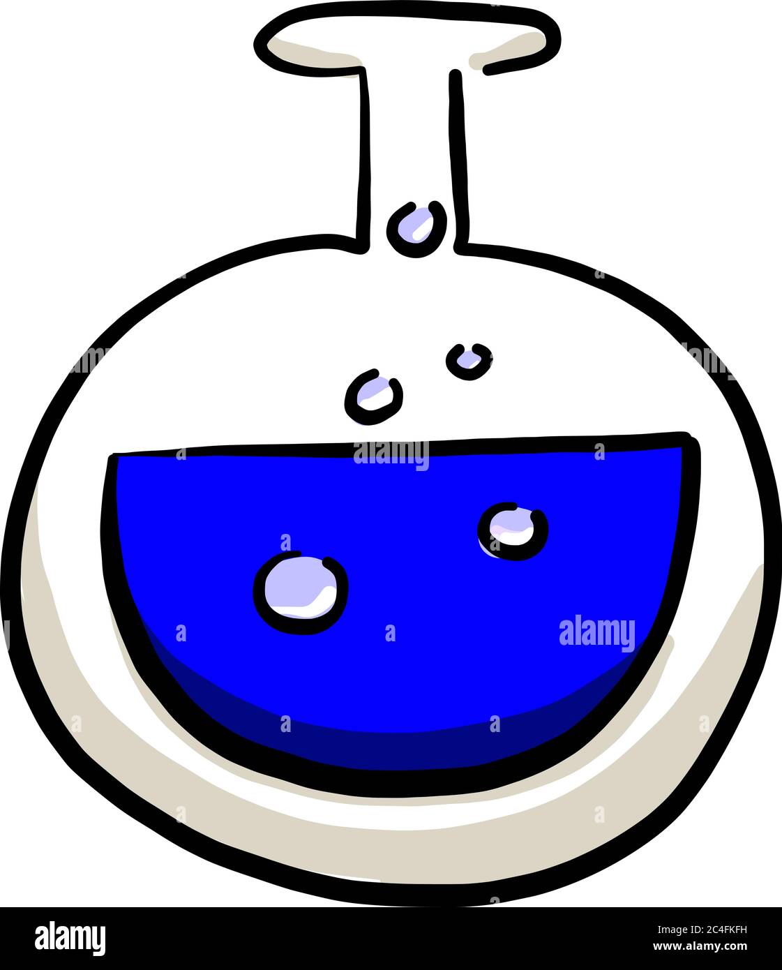 Flacon de produit chimique, illustration, vecteur sur fond blanc Illustration de Vecteur