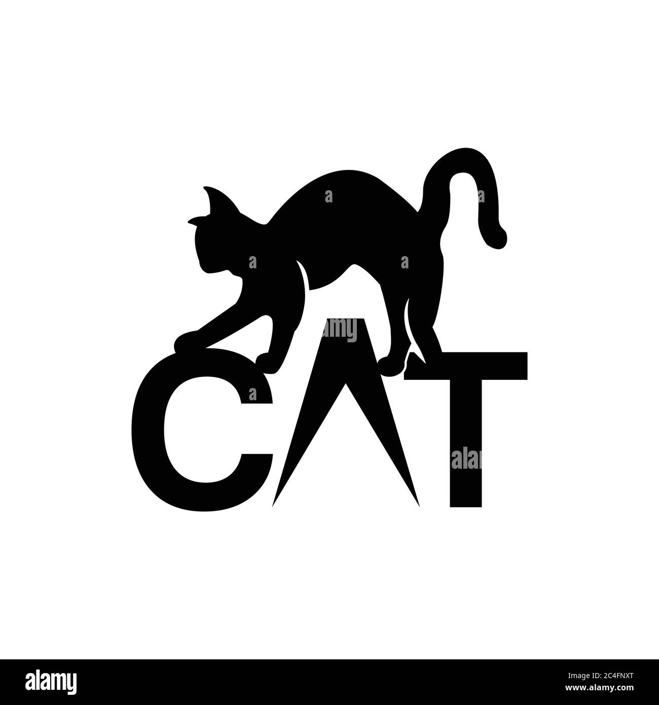 Logo Vector pour clinique vétérinaire.logo pour une boutique d'animaux de compagnie. Silhouette du chien et du chat avec forme de cercle et fond de croix médicale. Logo pour veterre Illustration de Vecteur