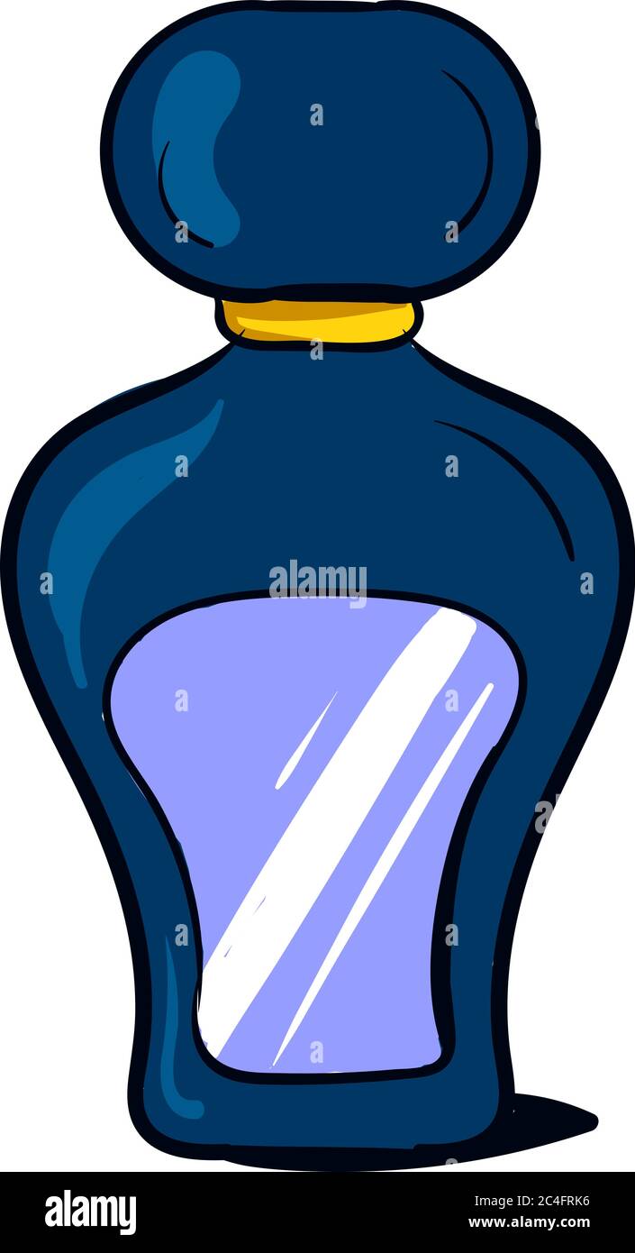 Flacon de parfum, illustration, vecteur sur fond blanc Illustration de Vecteur