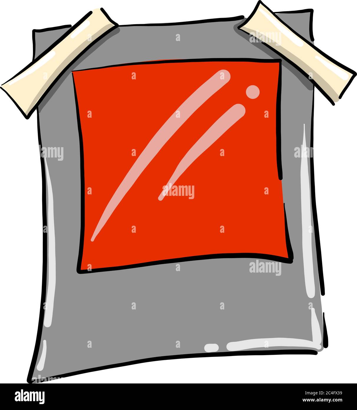 Ancienne photo, illustration, vecteur sur fond blanc Illustration de Vecteur