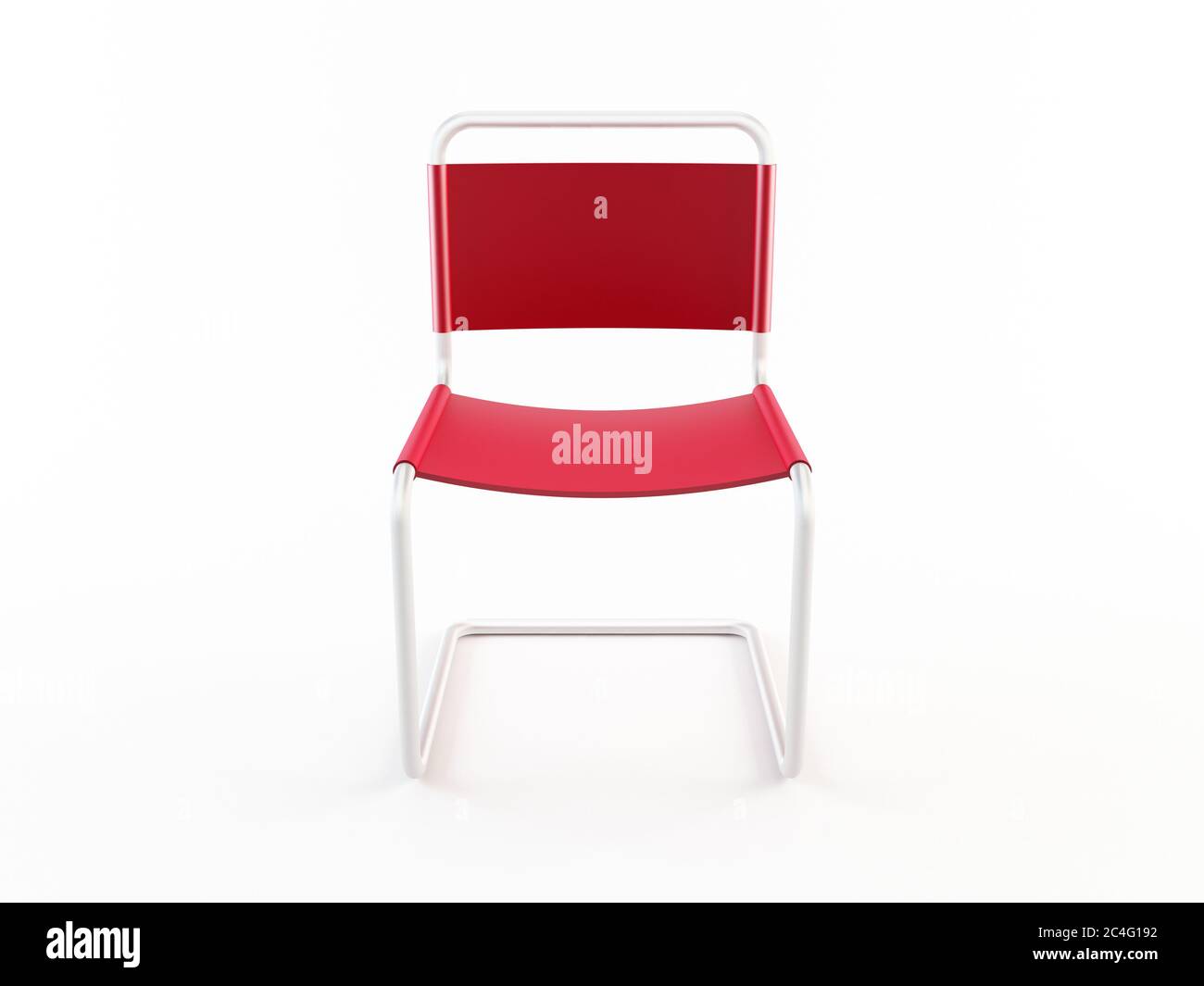 Chaise rouge Banque D'Images