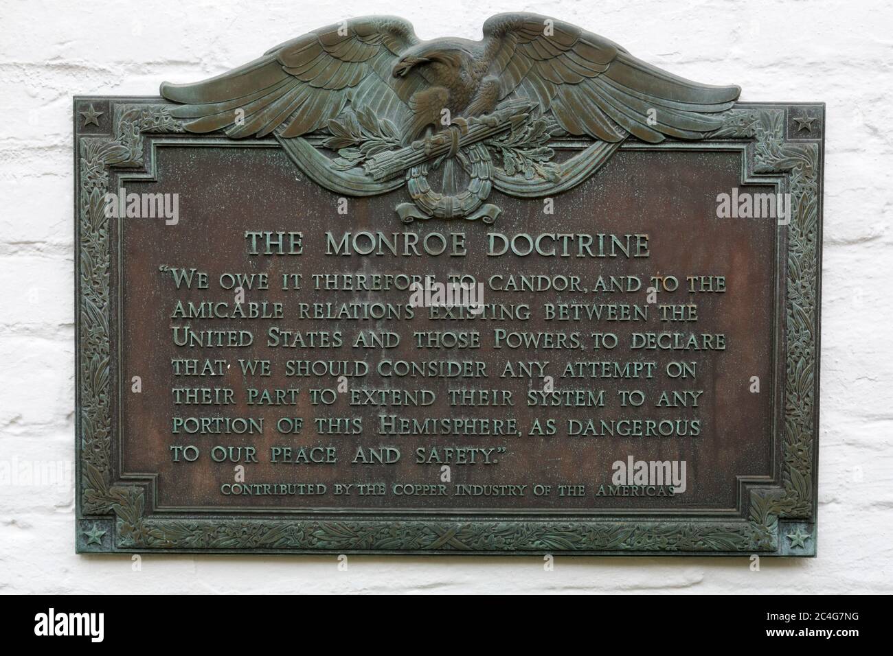 James Monroe Museum & Memorial Library, Fredericksburg, Virginie, États-Unis Banque D'Images