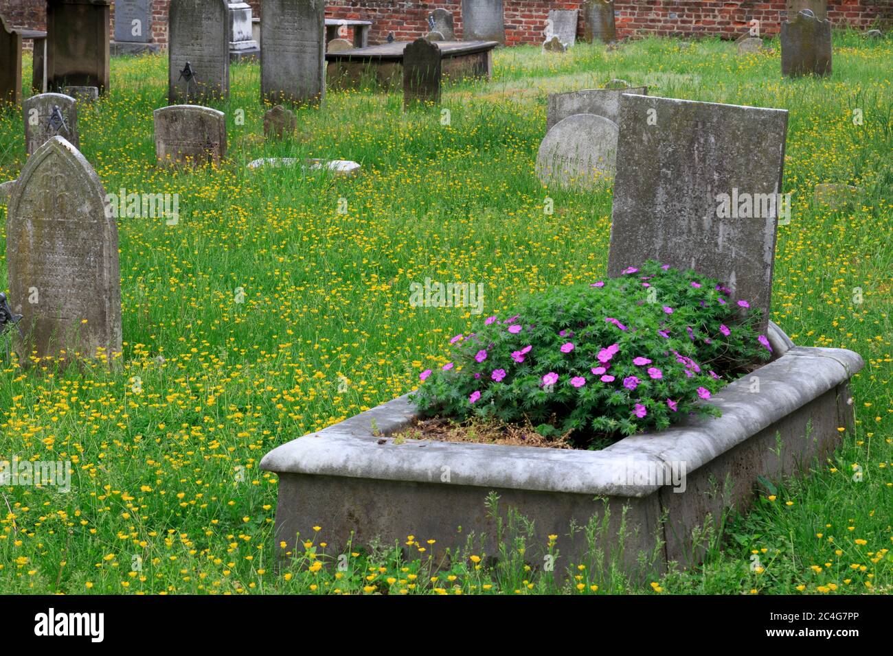 Cimetière maçonnique, Fredericksburg, Virginie, États-Unis Banque D'Images