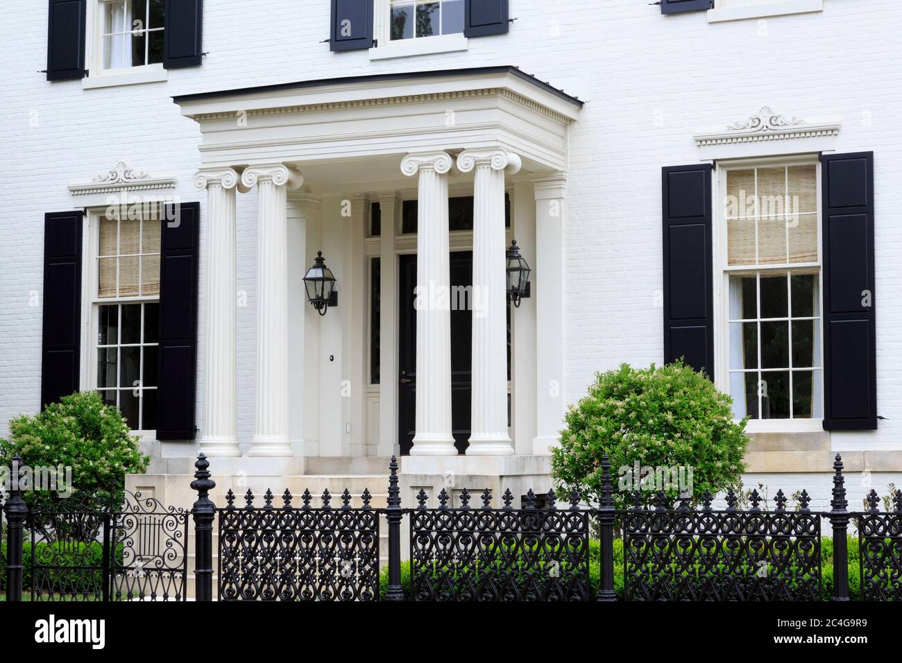 Quartier historique de freemason, Norfolk, Virginie, États-Unis Banque D'Images