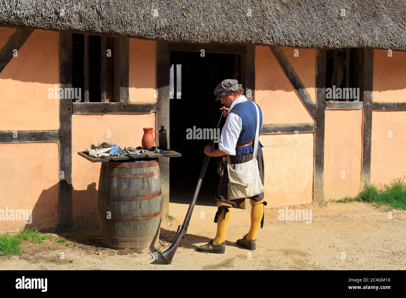 Jamestown Settlement Museum, Williamsburg, Virginie, USA Banque D'Images