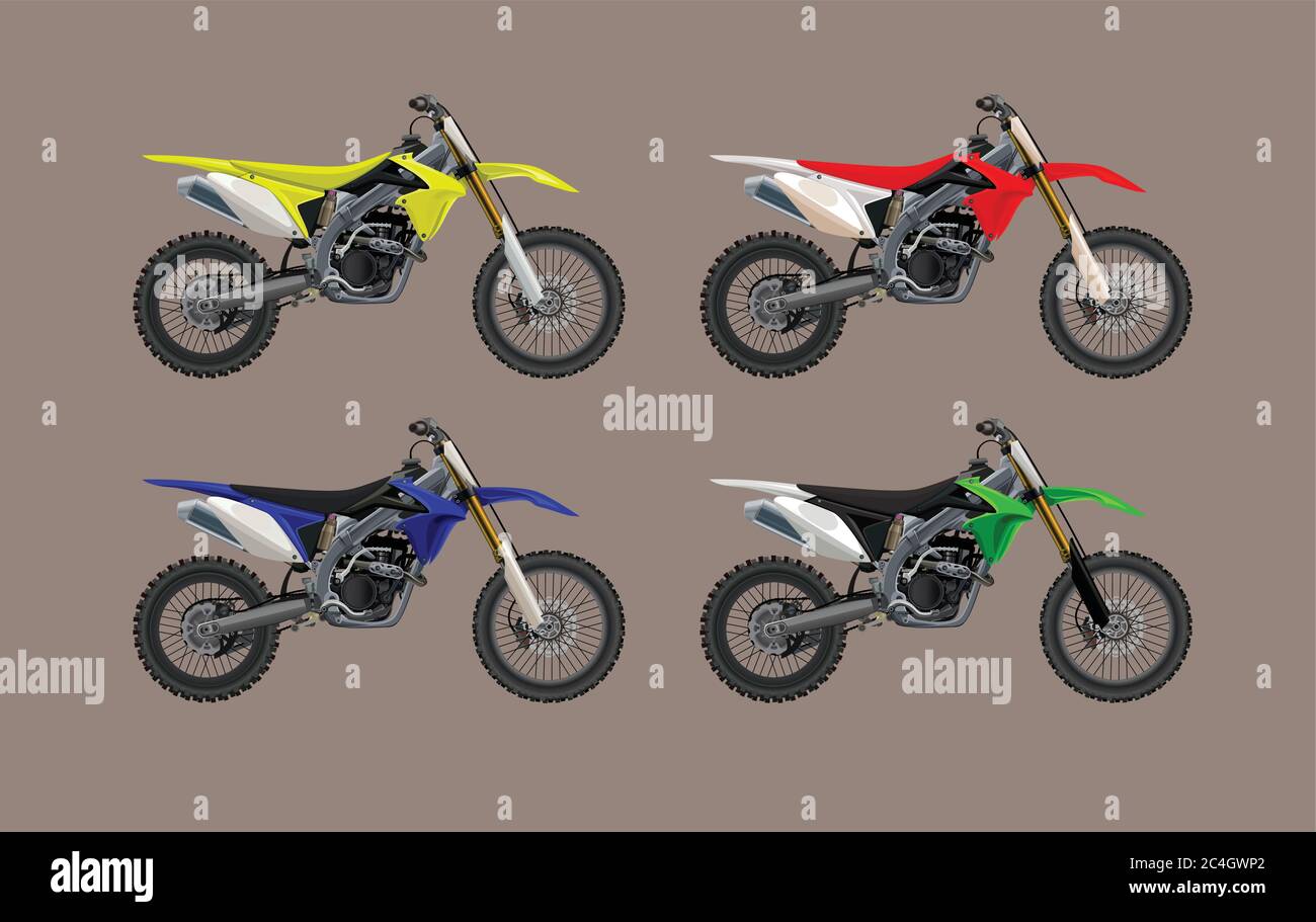 Moto sport moto technic dessin. vector icon Illustration de Vecteur