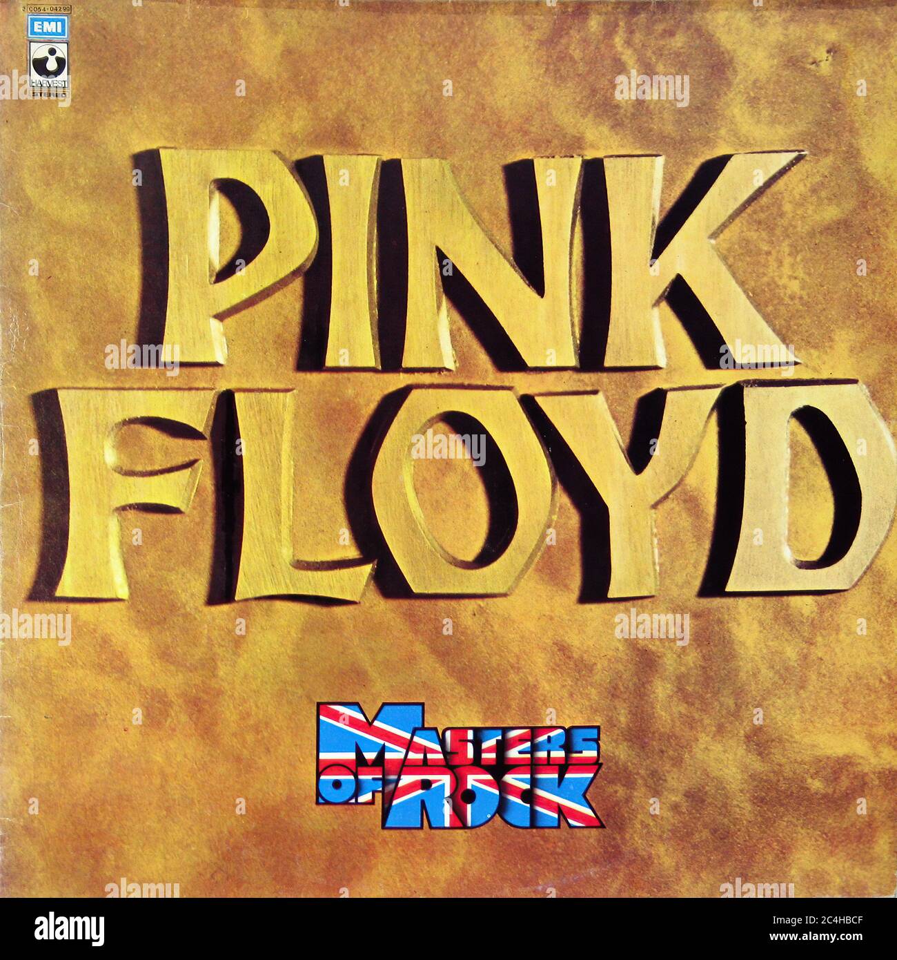 Pink Floyd Masters of Rock 12'' Vinyl LP - couverture Vintage Record Banque D'Images