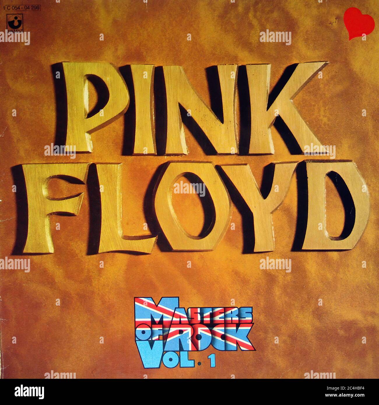 Pink Floyd Masters of Rock vol 1 Allemagne 12'' Vinyl LP - couverture Vintage Record Banque D'Images