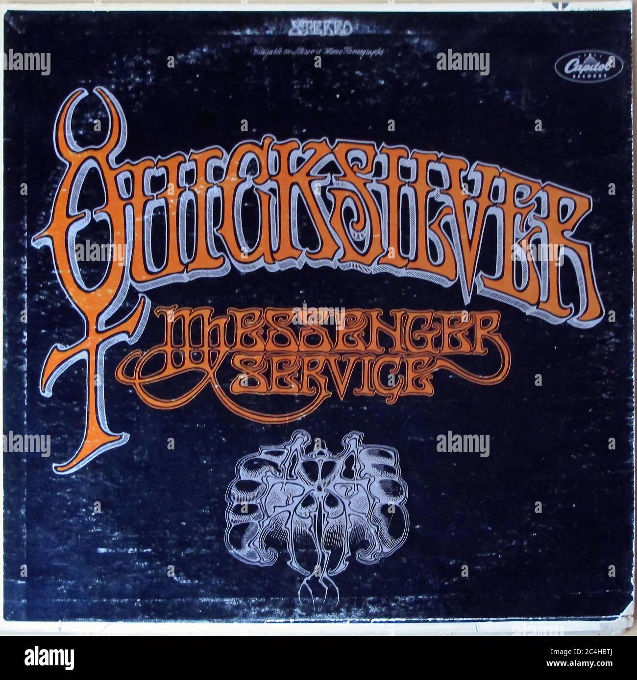 Quicksilver Messenger Service 1er album 12'' LP vinyle - Vintage Record couverture Banque D'Images