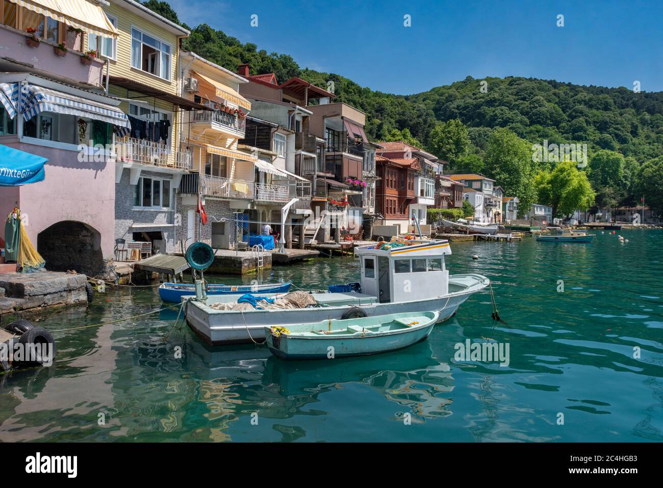 Anadolu Kavagi Village du district de Beykoz dans la province d'Istanbul, Turquie. Banque D'Images