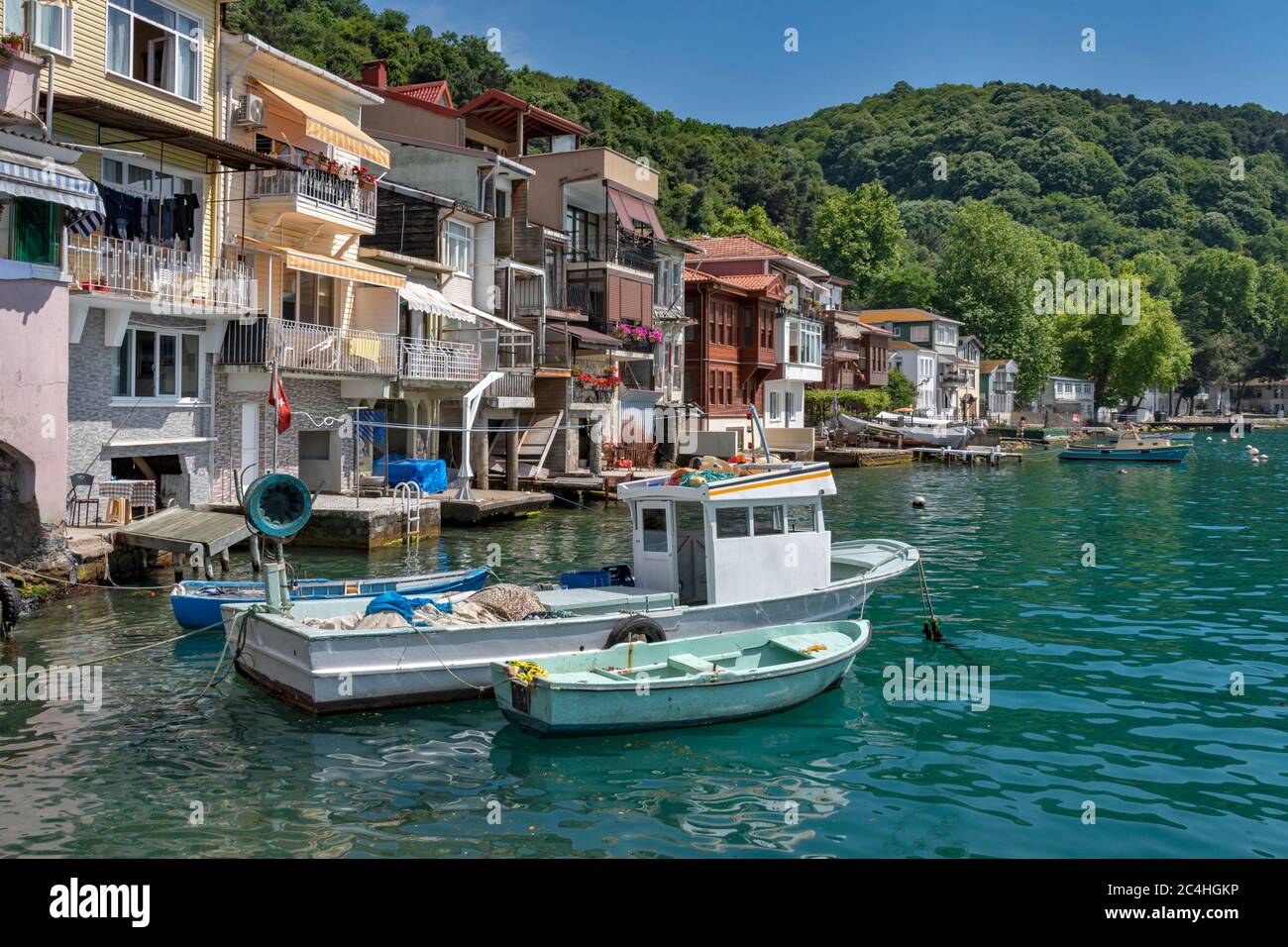 Anadolu Kavagi Village du district de Beykoz dans la province d'Istanbul, Turquie. Banque D'Images