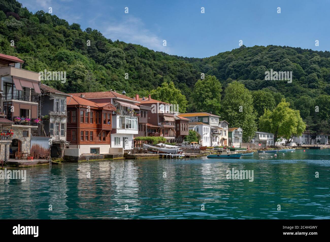 Anadolu Kavagi Village du district de Beykoz dans la province d'Istanbul, Turquie. Banque D'Images