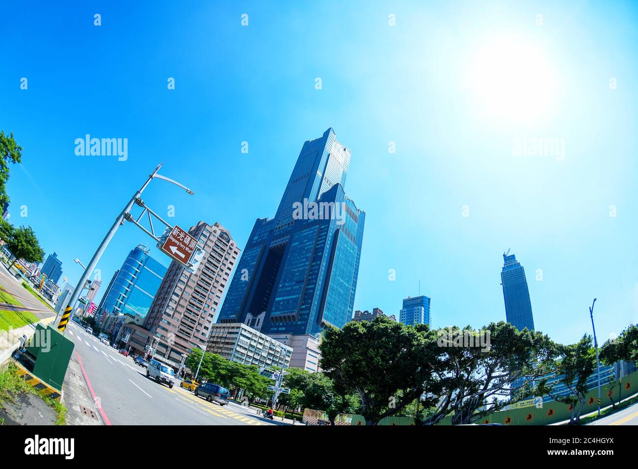 kaohsiung,taïwan - 06 août 2018 : 85 Sky Tower, situé dans le district de Lingya, Kaohsiung, Taïwan. Banque D'Images