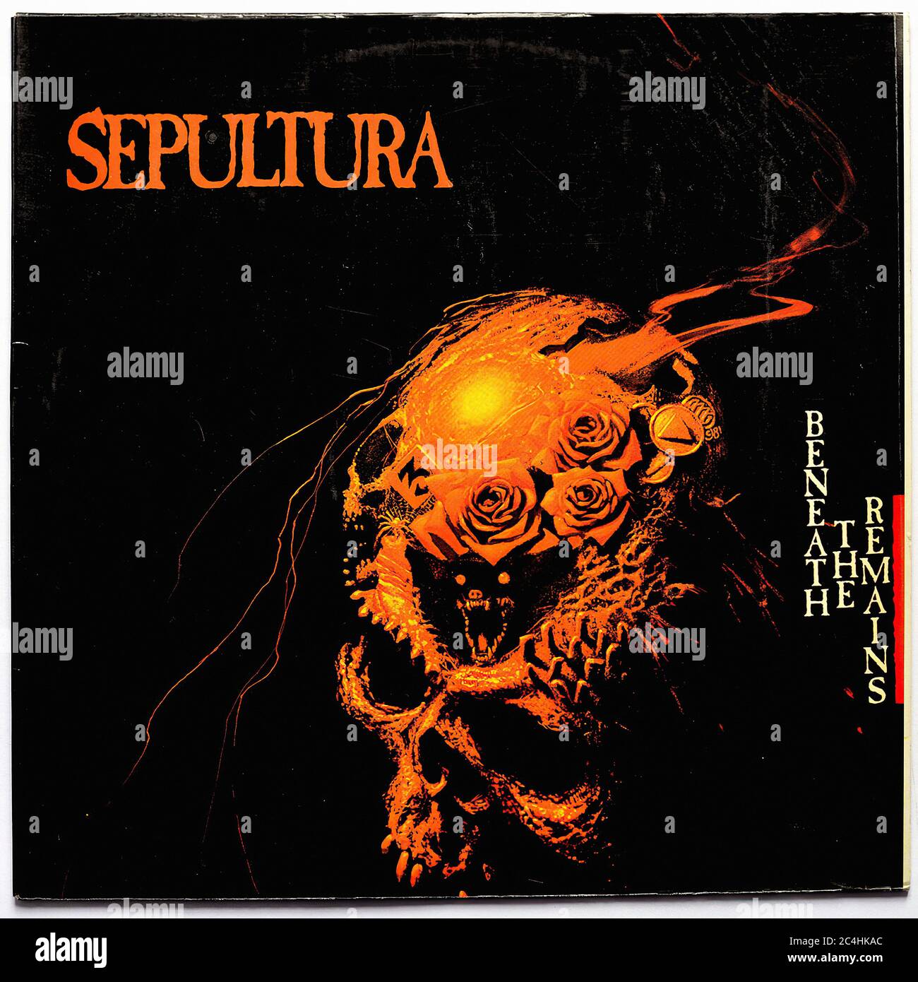 Sepultura sous le vinyle d'album de 12'' LP de la collection de collection d'époque Banque D'Images