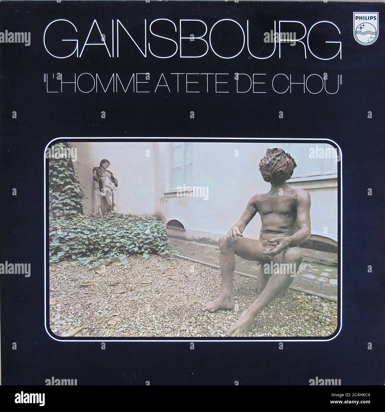 Serge Gainsbourg l'homme a Tete de Chou 12'' LP Vinyl - couverture Vintage Record Banque D'Images