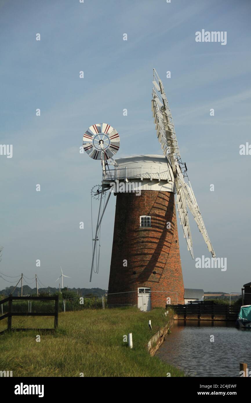 ROYAUME-UNI. 26 juin 2020. La pompe à vent Horsey est encore fermée en réponse à la mesure de prévention COVID-19.le PM Boris Johnson a annoncé que les musées et les galeries peuvent rouvrir en Angleterre le 4 juillet, car les restrictions de verrouillage du coronavirus se font plus facilement. Crédit : SOPA Images Limited/Alamy Live News Banque D'Images