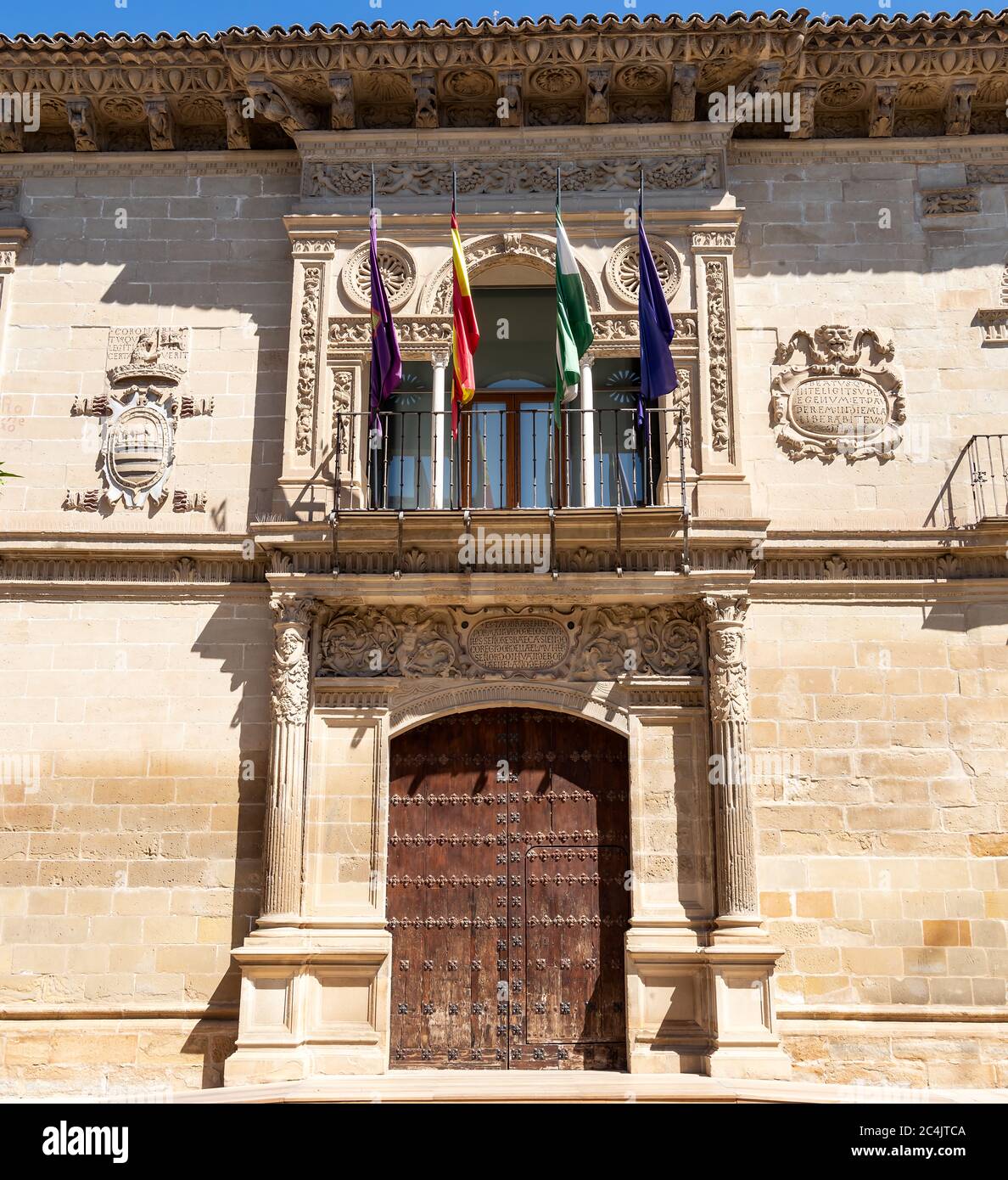 Hôtel de ville de Baeza. Ville Renaissance dans la province de Jaén. Site du patrimoine mondial. Andalousie, Espagne Banque D'Images