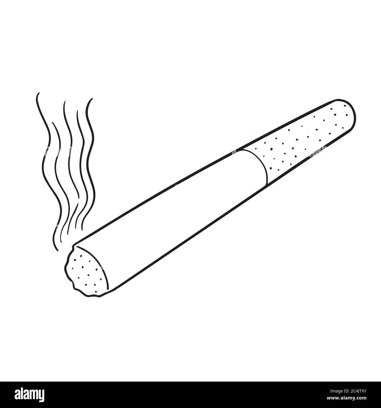 vecteur de cigarette Illustration de Vecteur