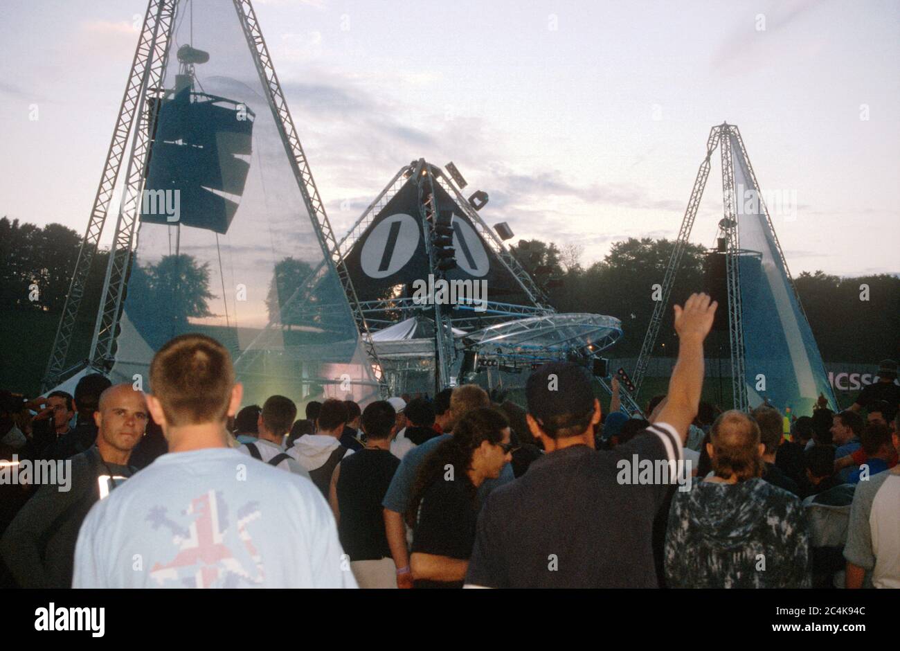 Homelands festival 2001, Matterley Bowl, Winchester, Hampshire, Angleterre, Royaume-Uni. Banque D'Images