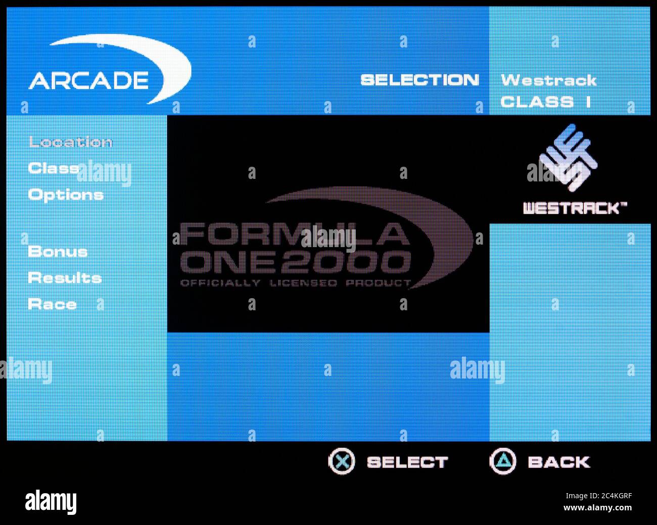 Formula One 2000 - Sony PlayStation 1 PS1 PSX - usage éditorial uniquement Banque D'Images