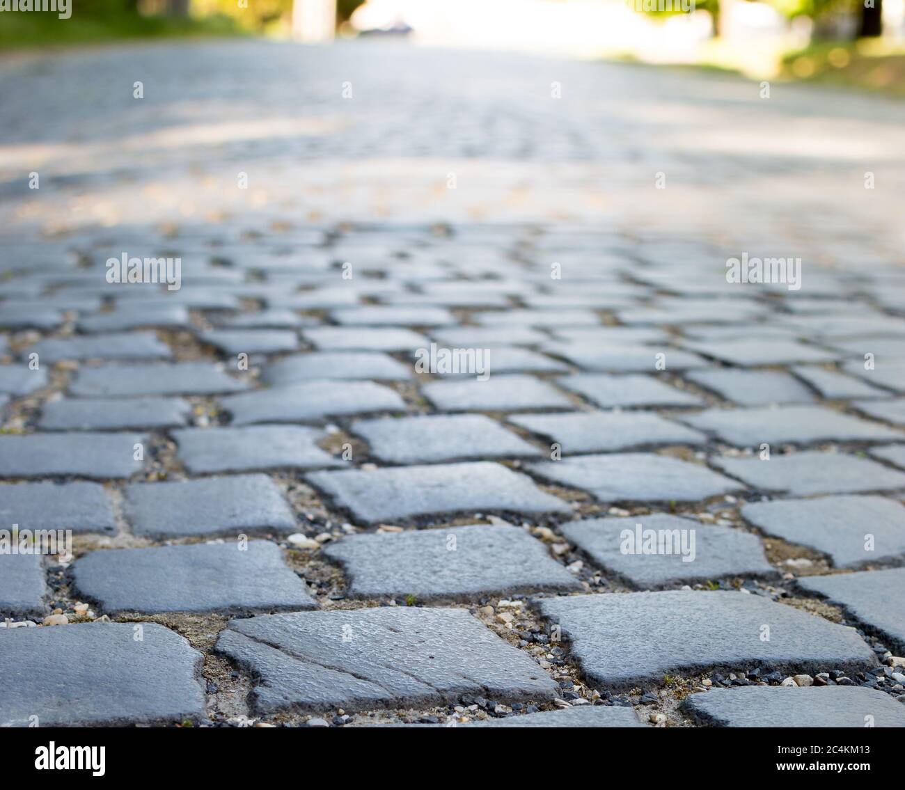 Gros plan sur des pierres de galets à la lumière du jour Banque D'Images