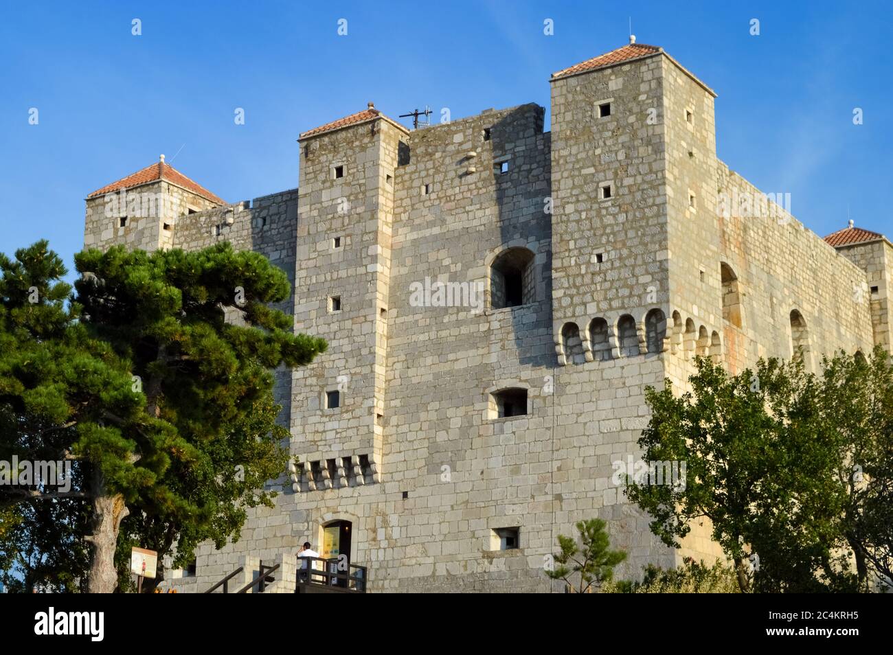 Château de pierre de Medival en Croatie Senj Banque D'Images