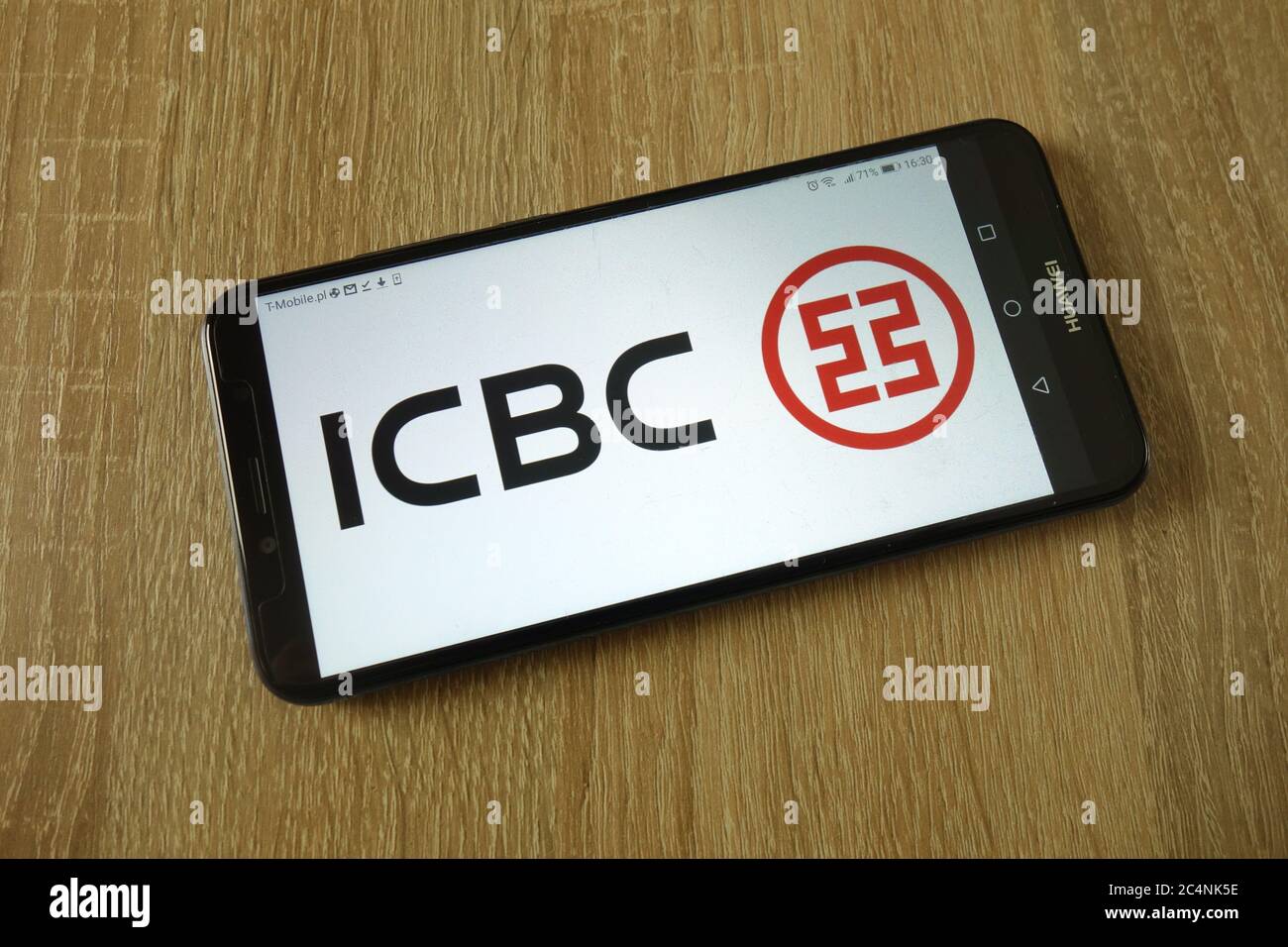 Le logo IBCB Turkey Bank A.S. est affiché sur le smartphone Banque D'Images