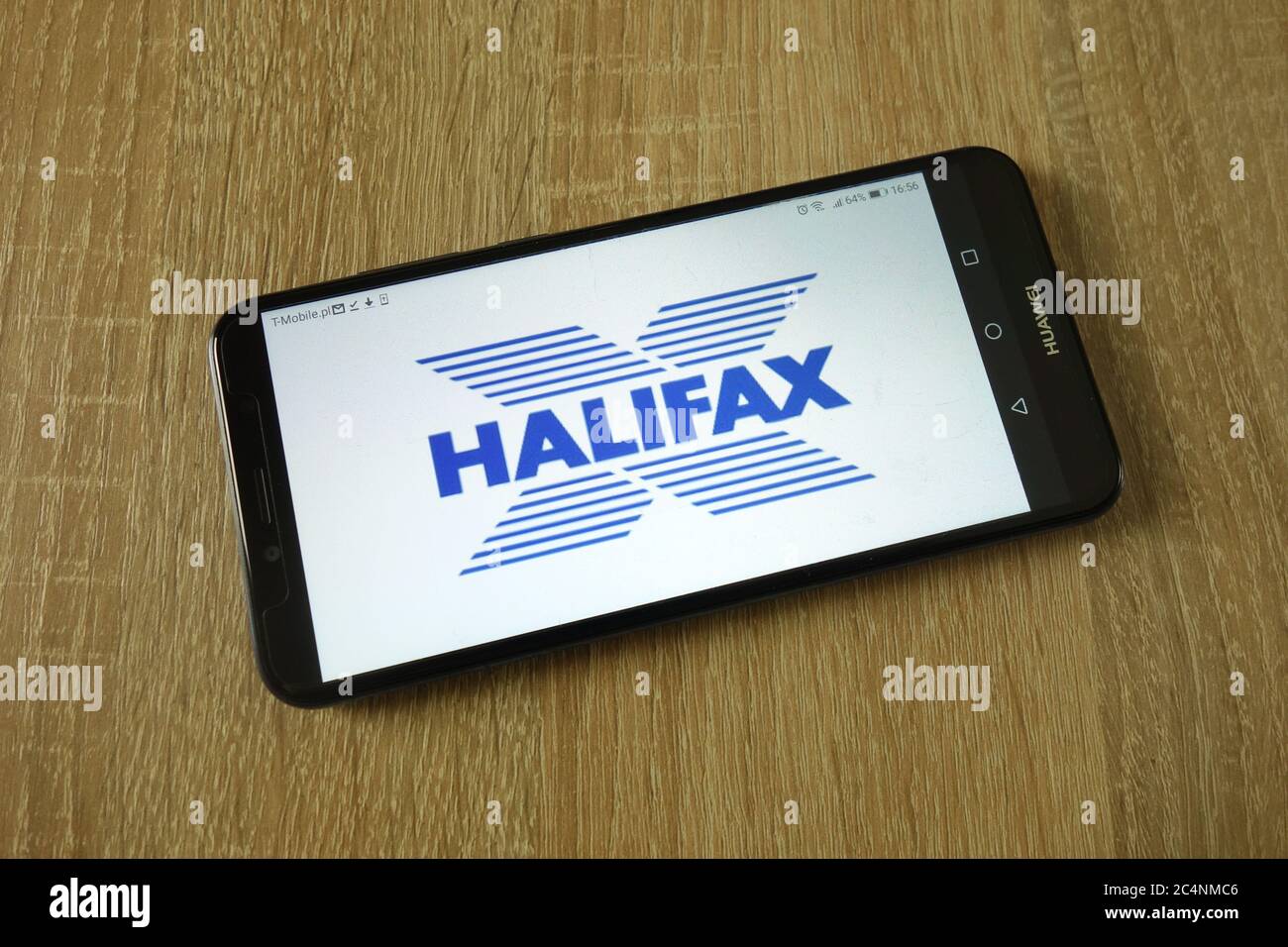 Logo Halifax affiché sur le téléphone intelligent Banque D'Images
